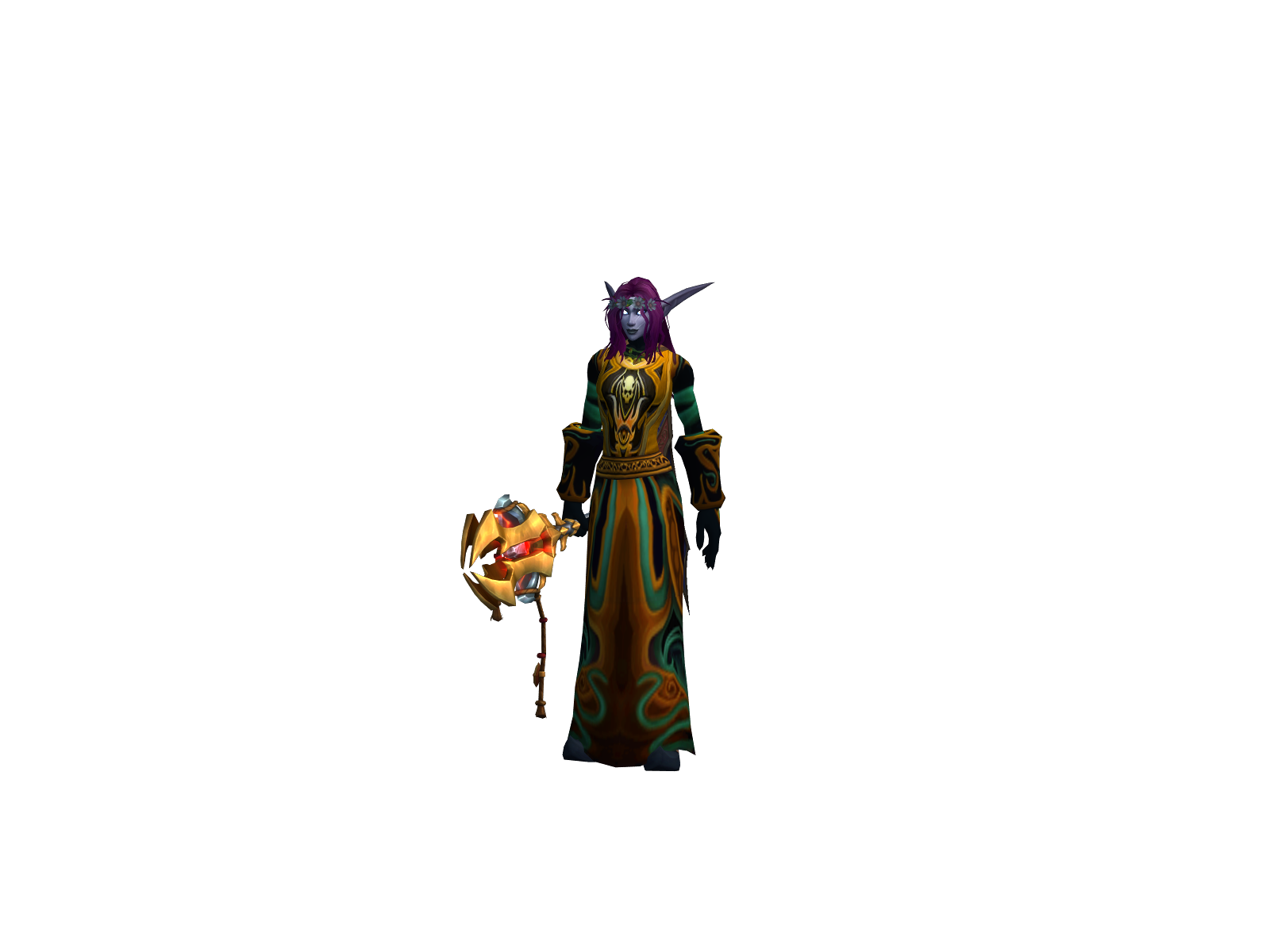 Meckamage 3D character render