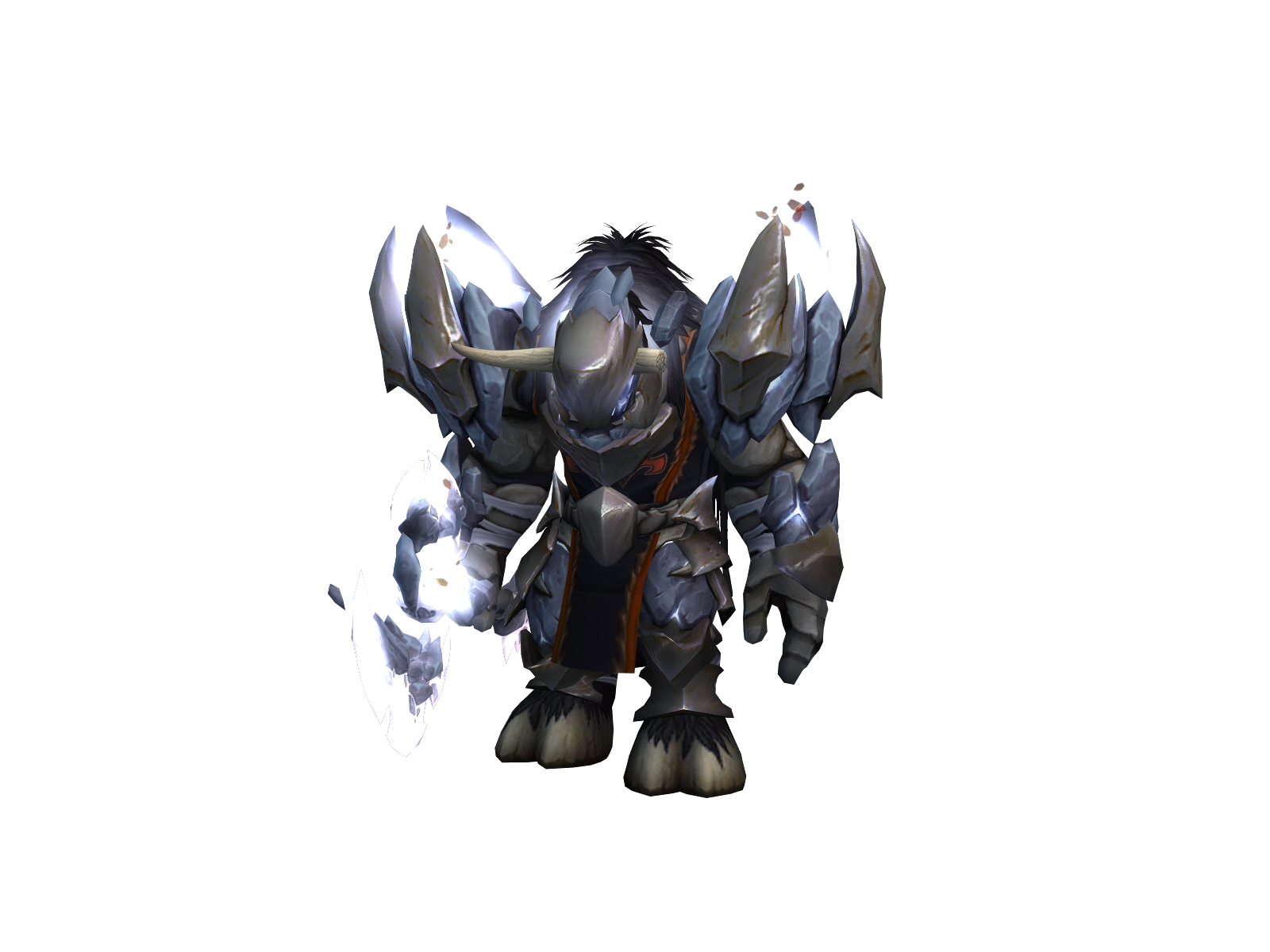 Blacktusk 3D character render
