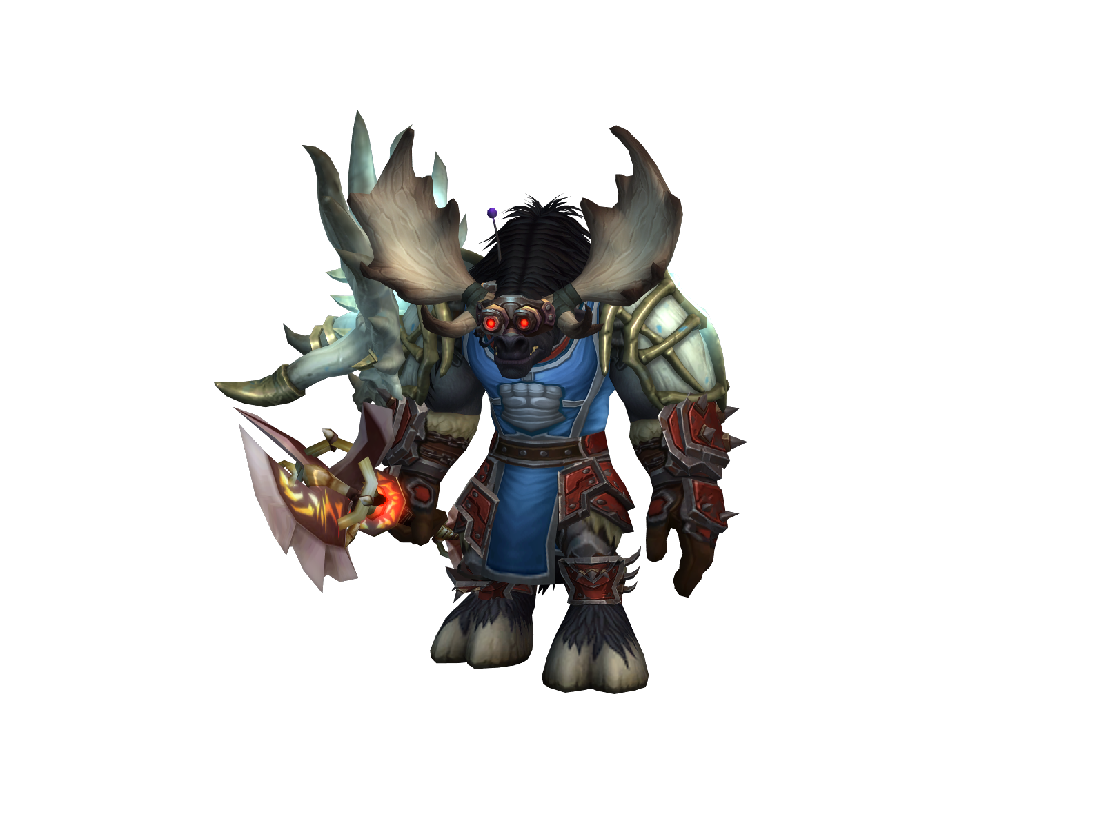 Cház 3D character render