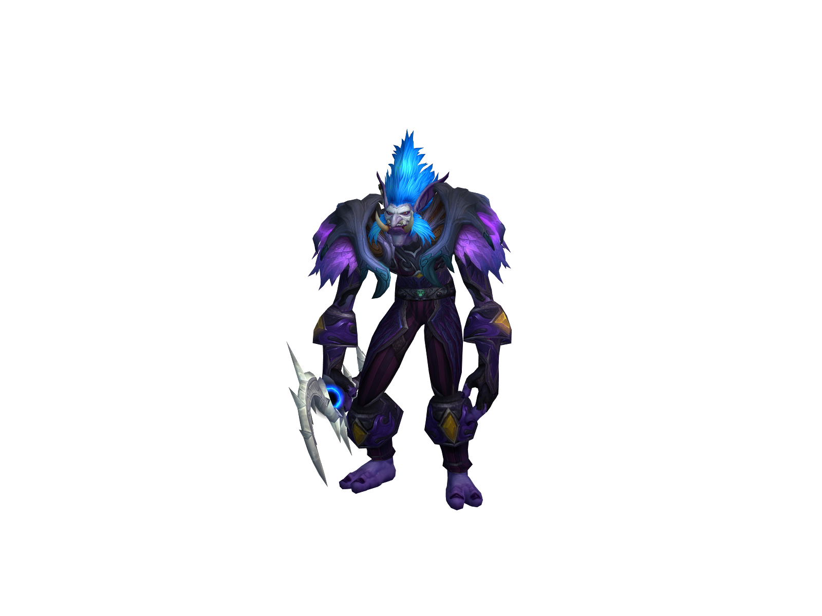 Afford 3D character render