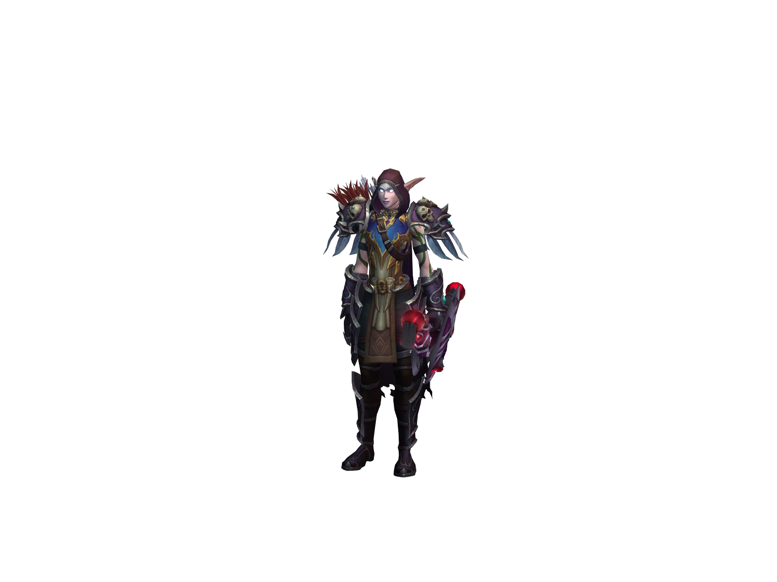 Waleesha 3D character render