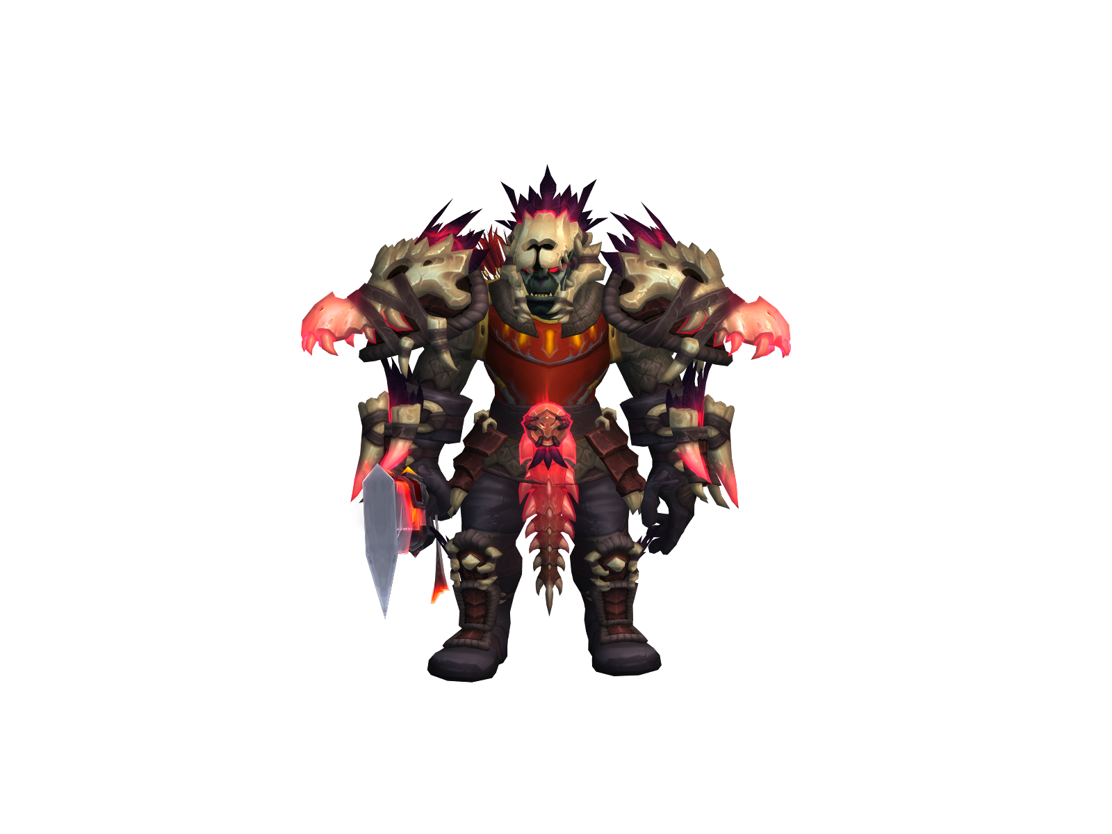 Urukhái 3D character render