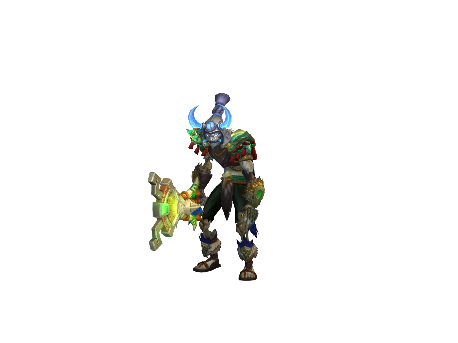 Deathpuncho 3D character render