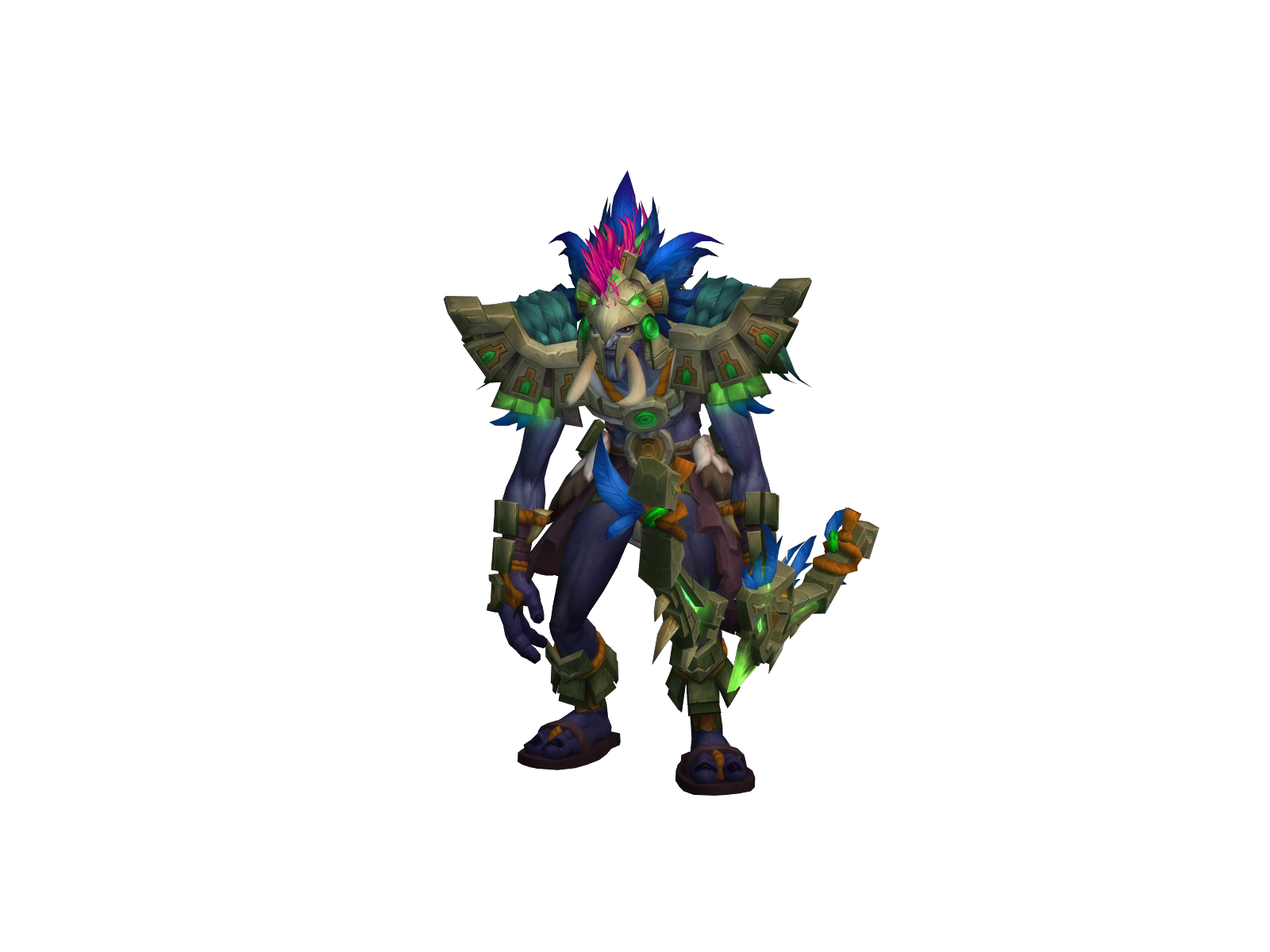 Axeei 3D character render