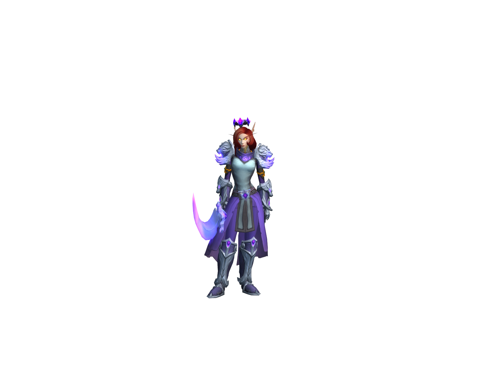 Sølarfall 3D character render
