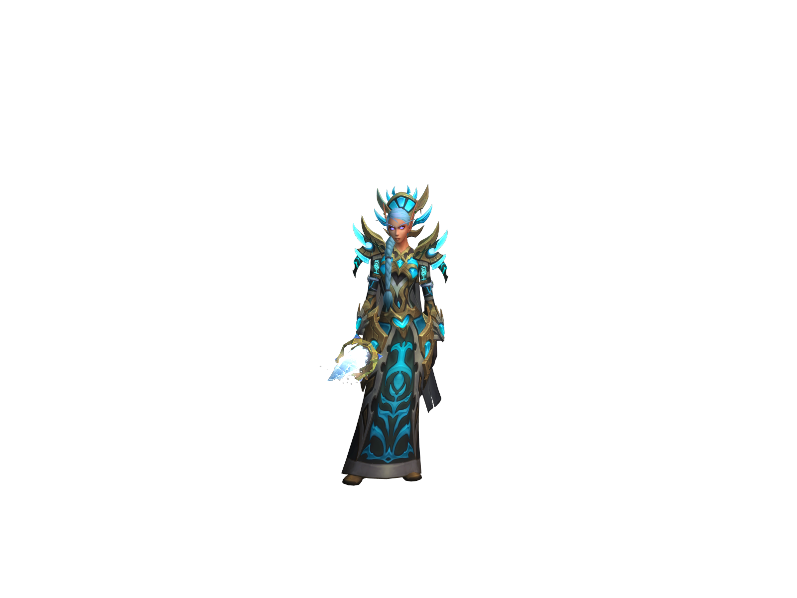 Jujupriest 3D character render