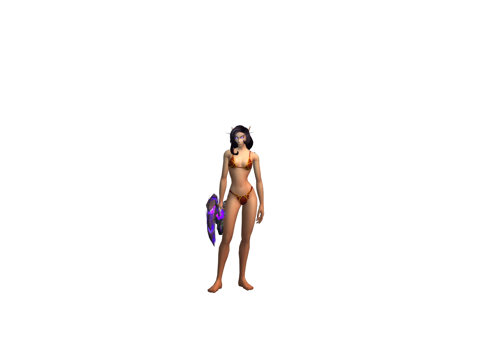Aleinah 3D character render