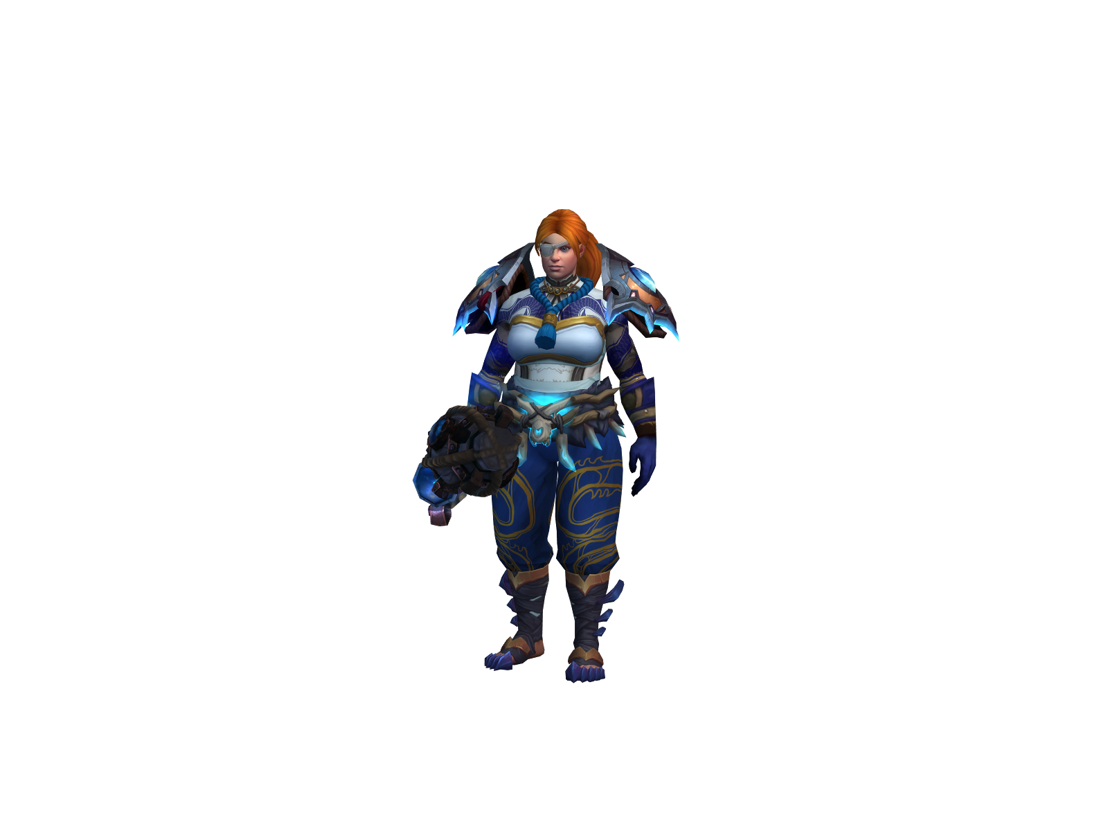 Satrain 3D character render