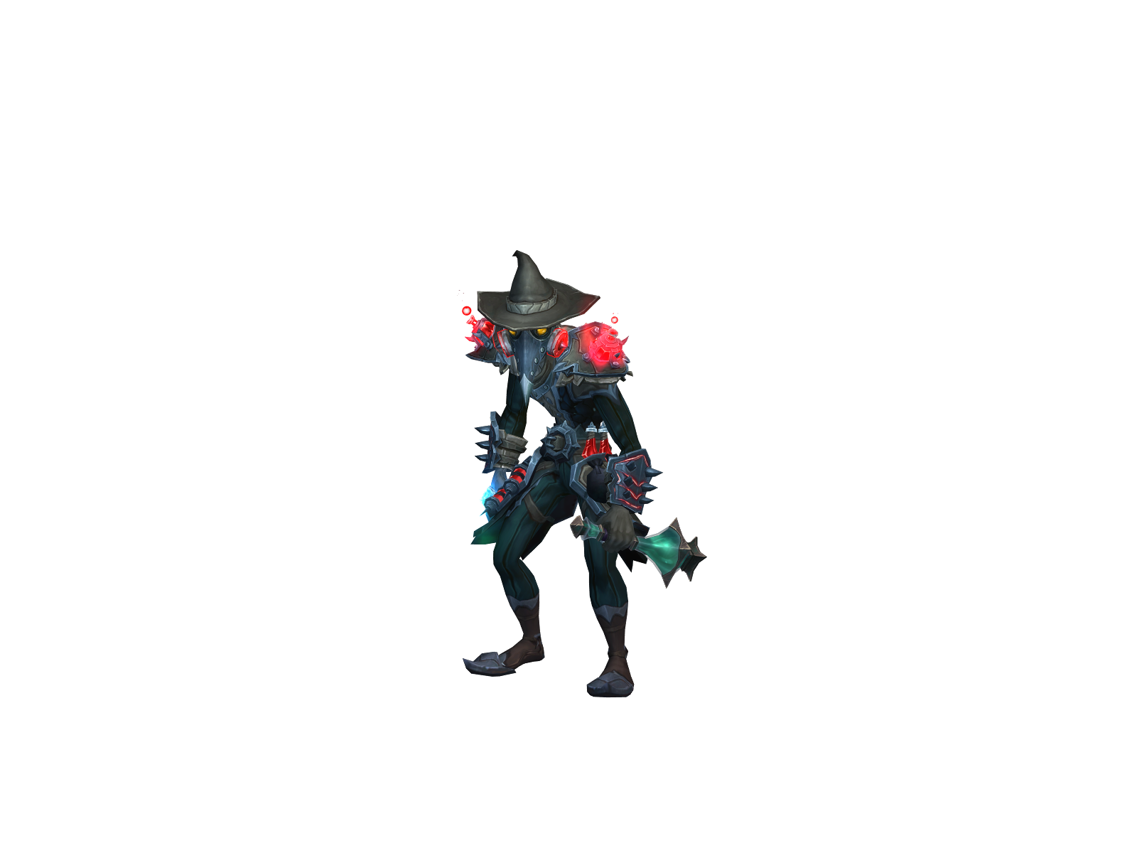 Mgoth 3D character render