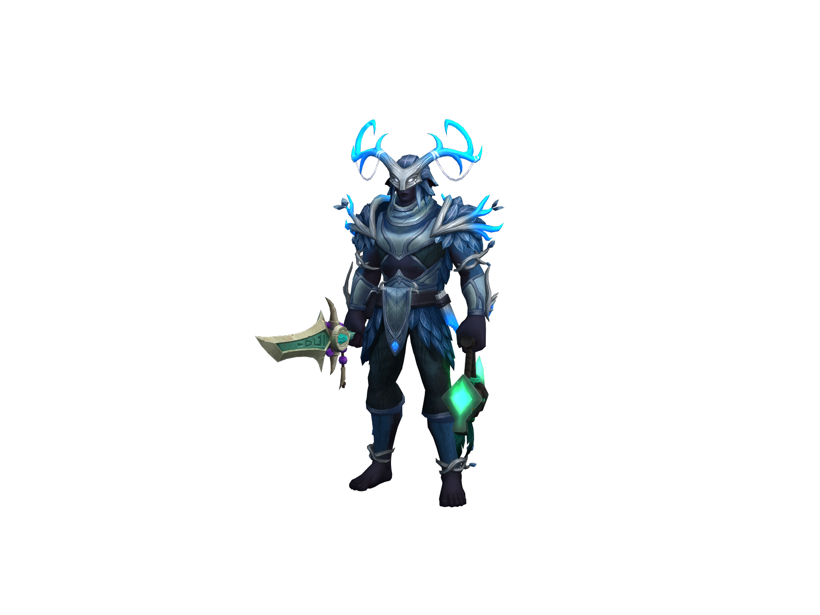 Okurmar 3D character render