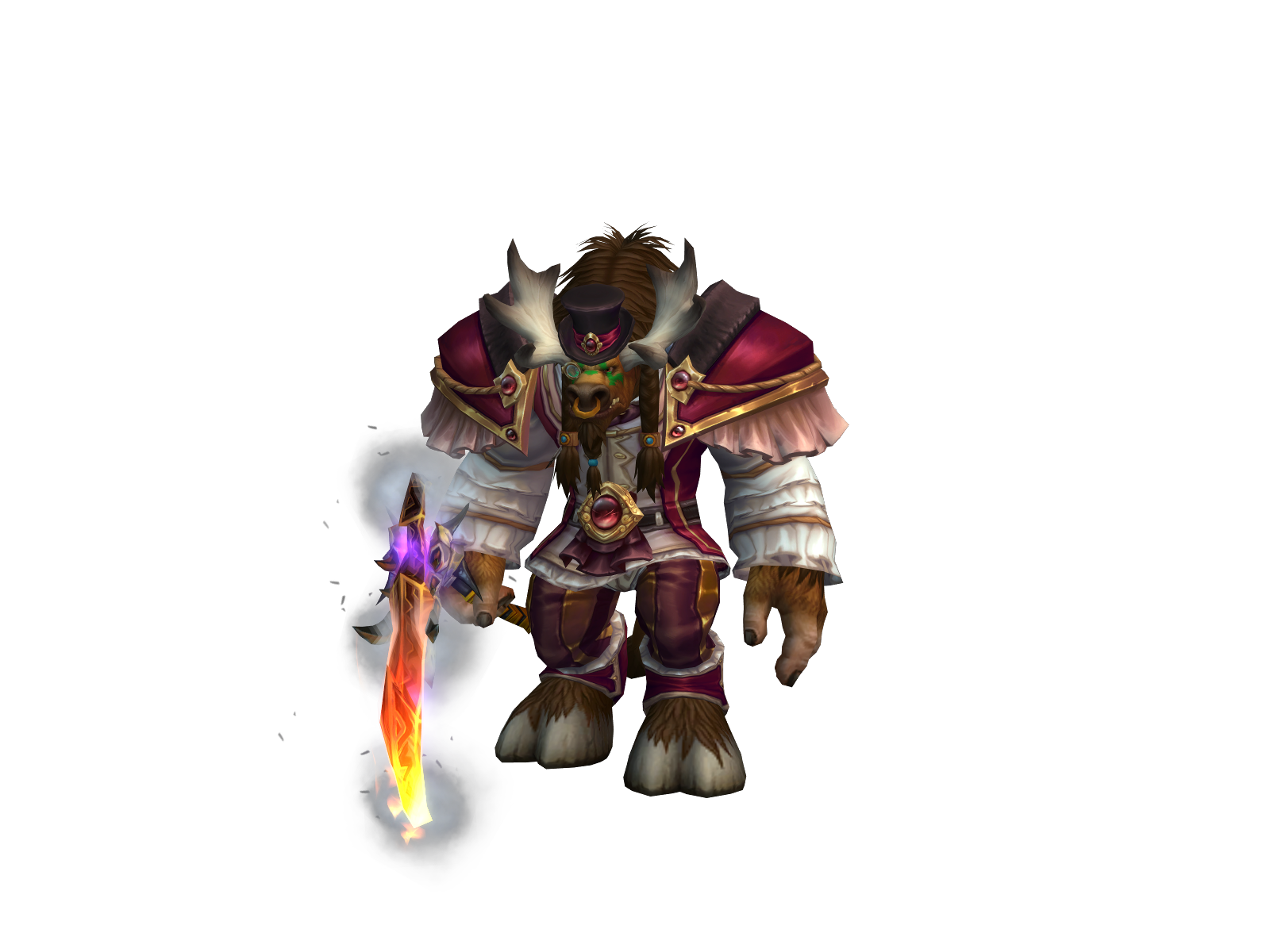 Gréedý 3D character render