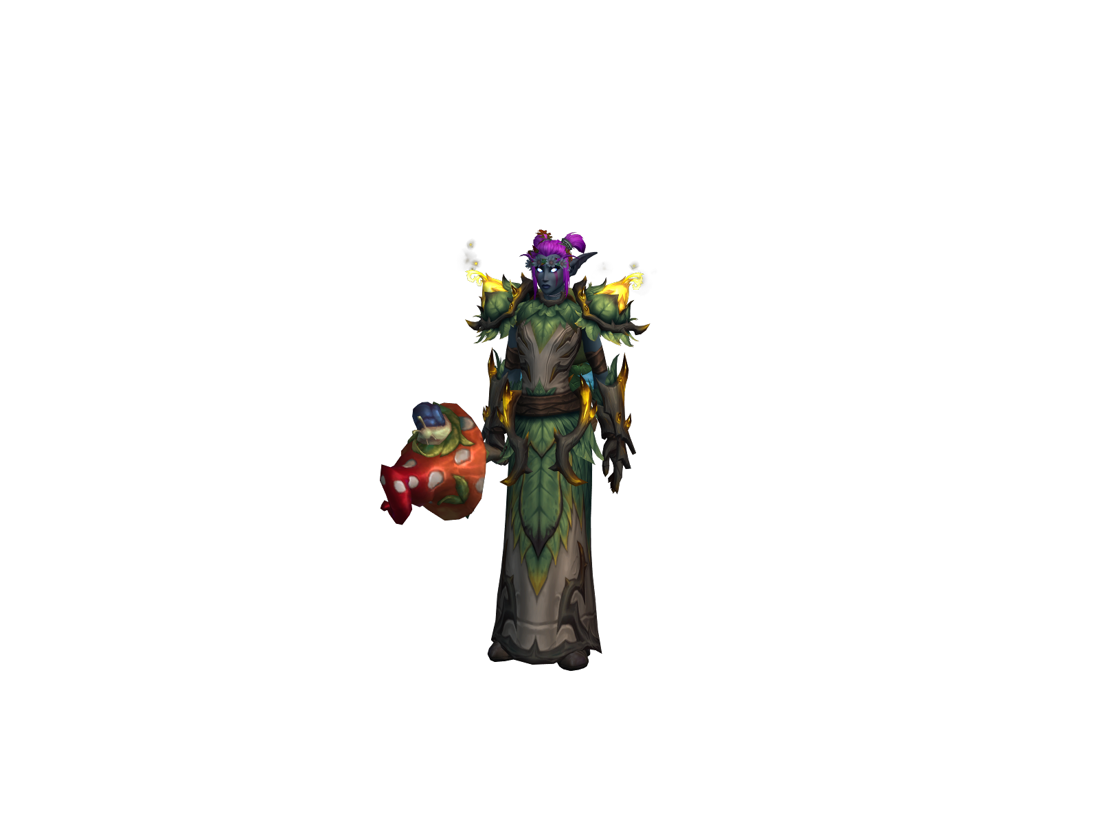 Cinnabear 3D character render
