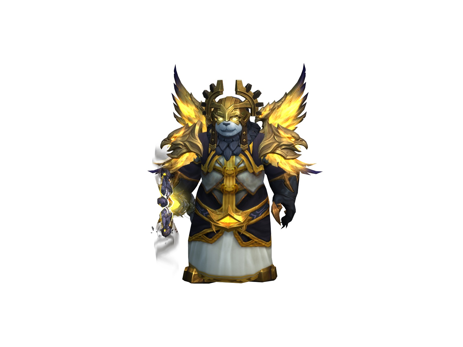 Priestpanda 3D character render