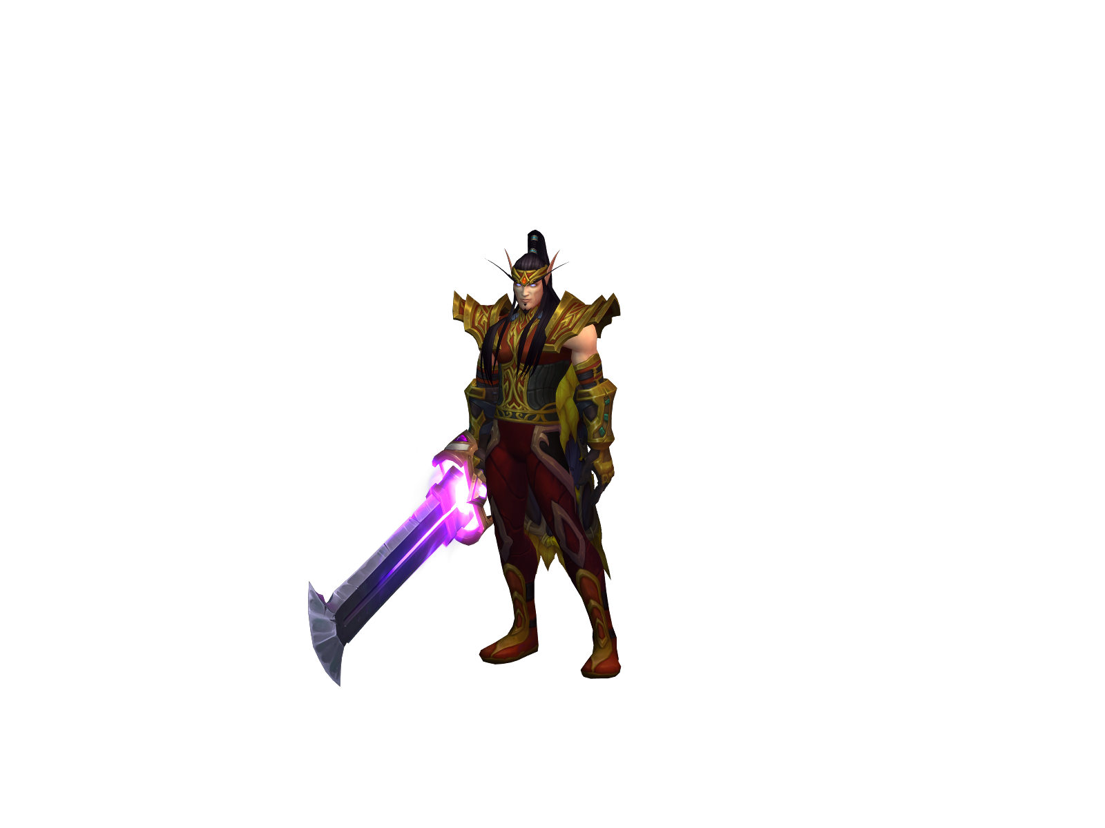 Baklafen 3D character render