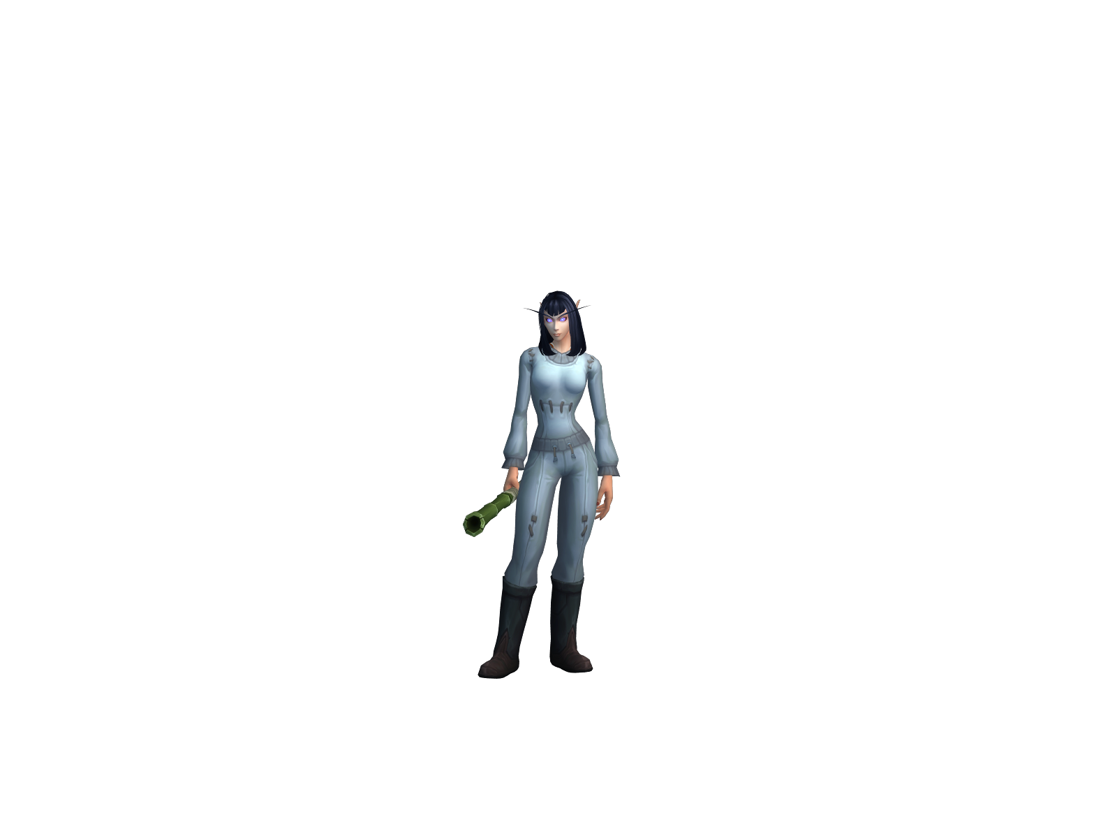 Nayuuki 3D character render