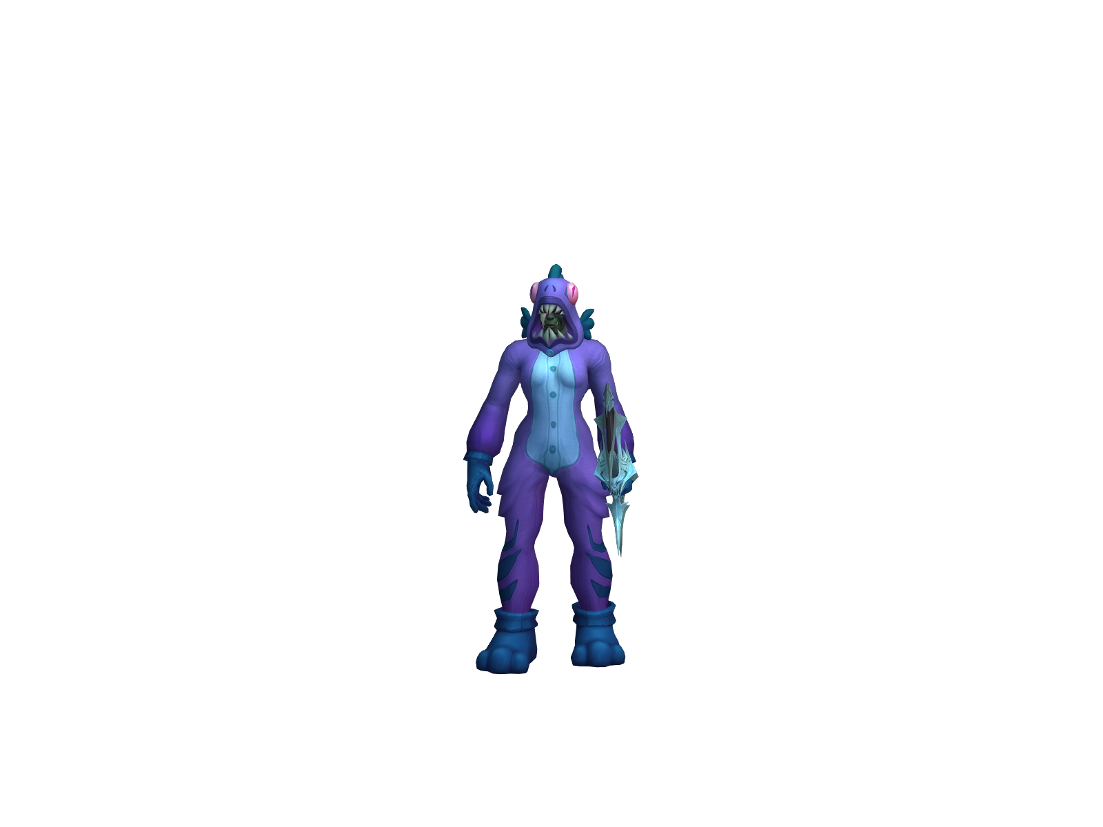 Träp 3D character render