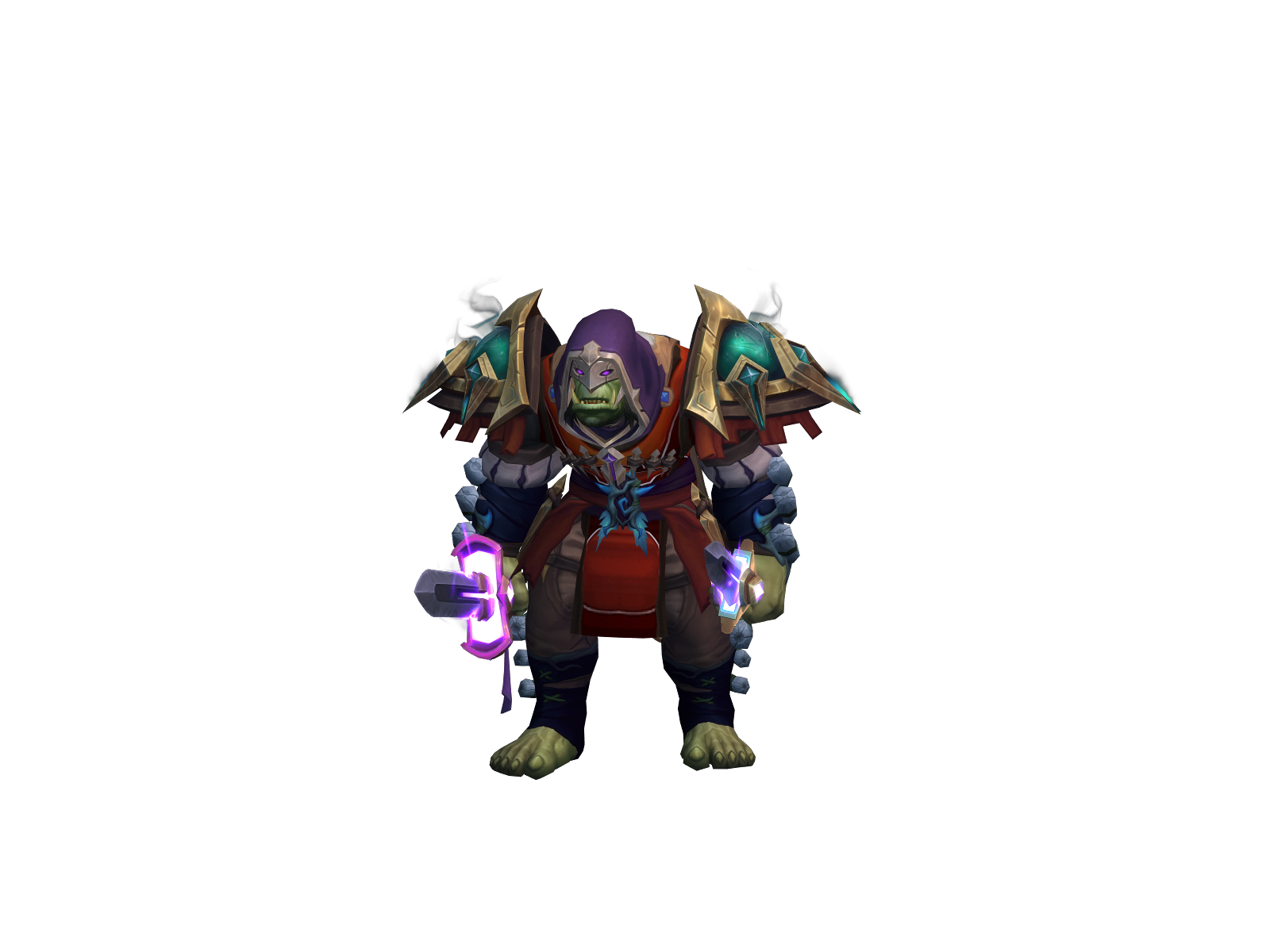 Coralmarks 3D character render