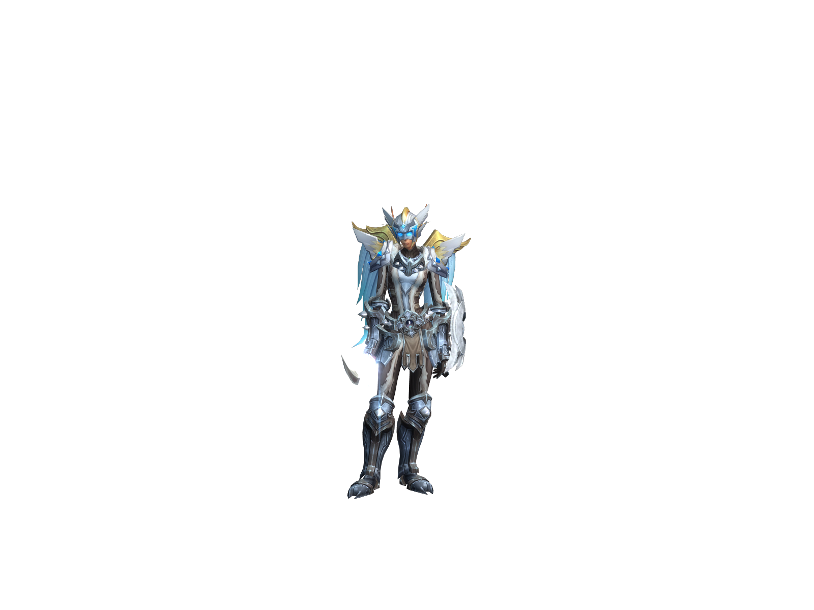 Aurablade 3D character render