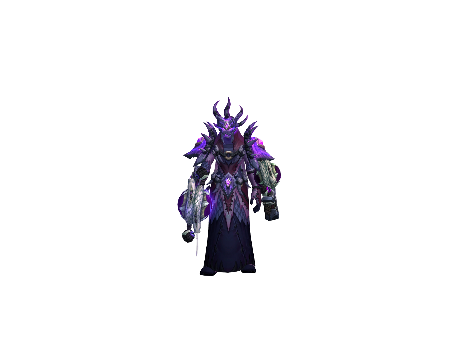 Fossing 3D character render
