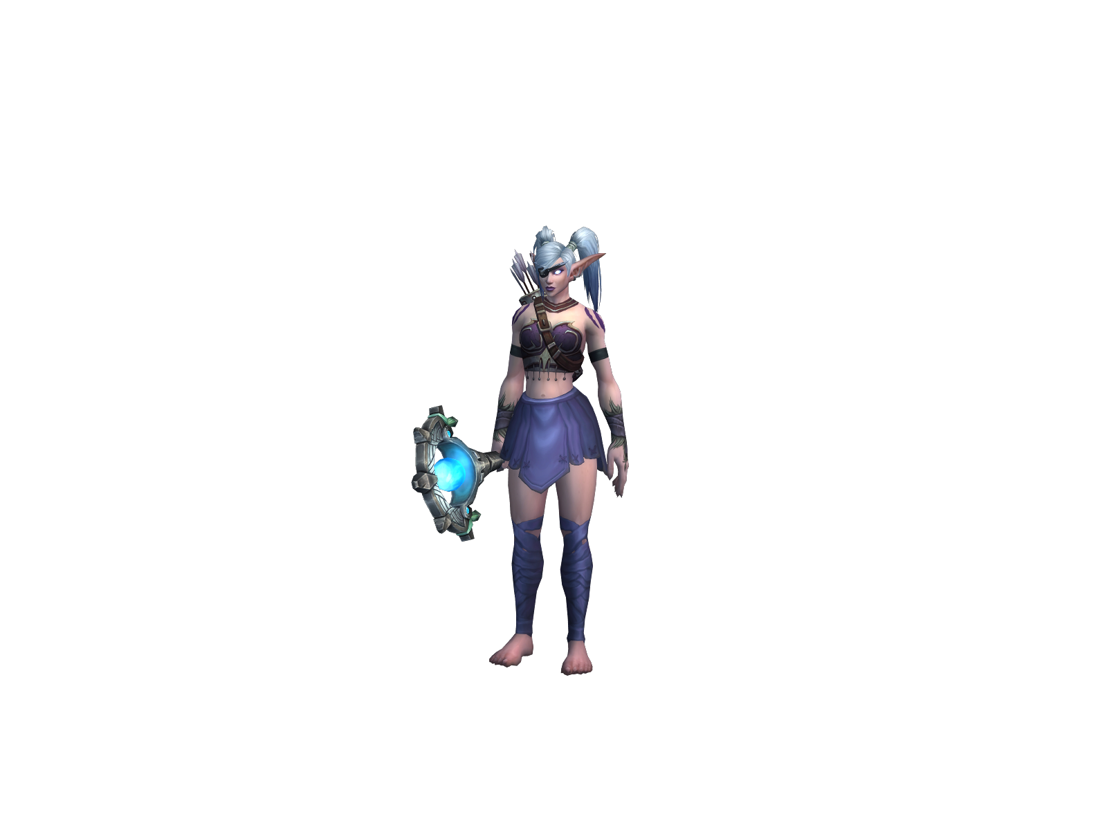 Elæinê 3D character render