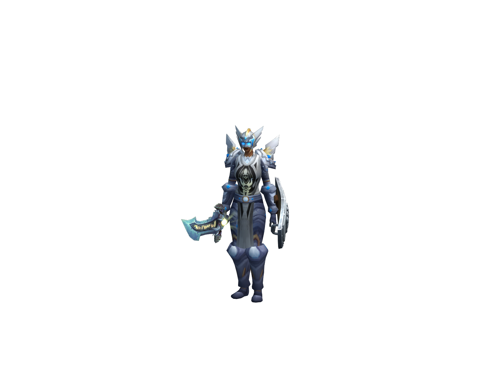 Zausadin 3D character render