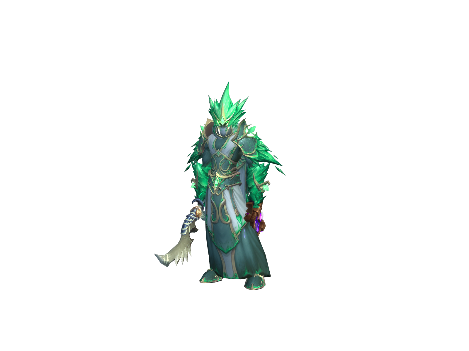 Icemake 3D character render