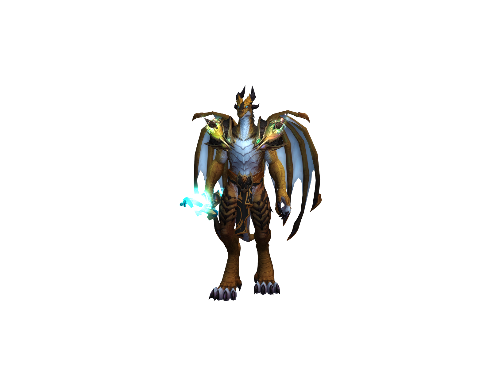Blazingdrake 3D character render