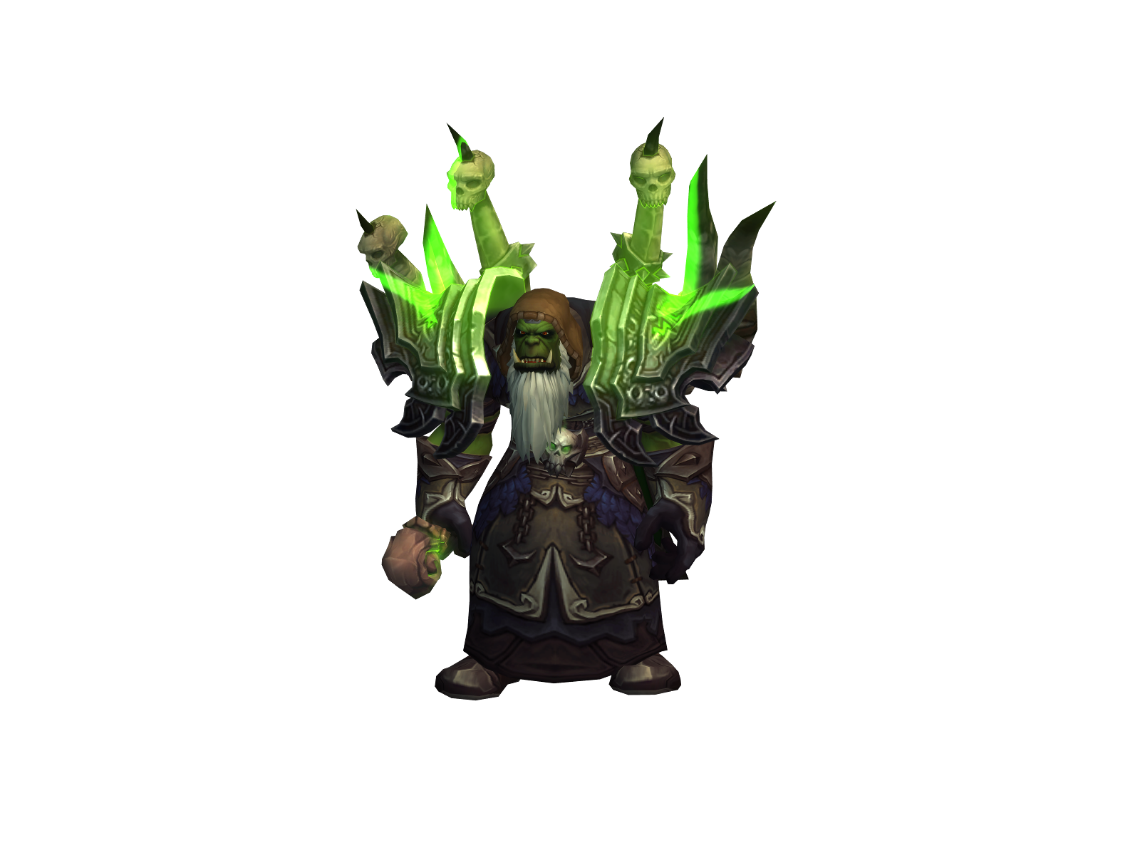 Moslock 3D character render