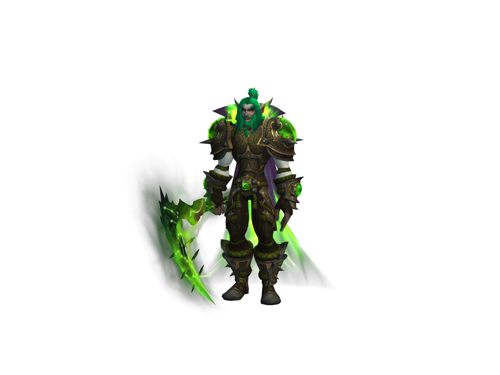 Gréénmist 3D character render