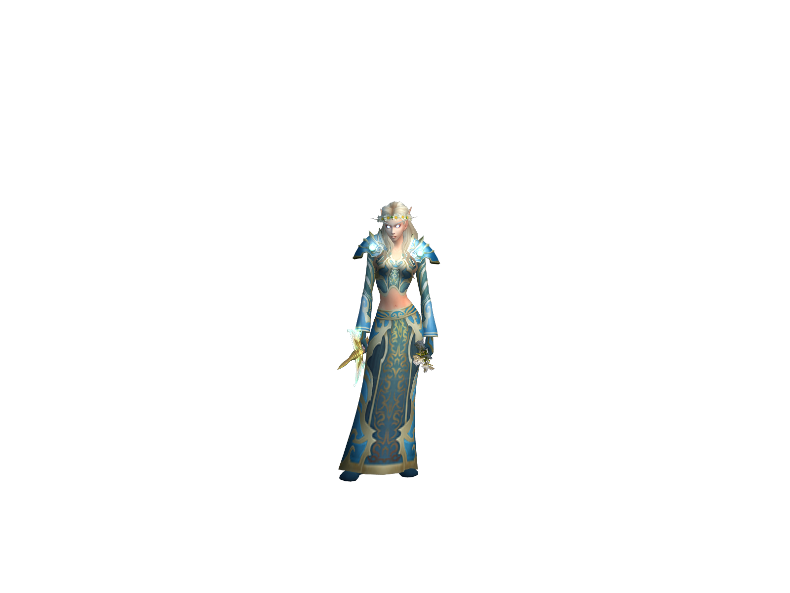 Velvet 3D character render
