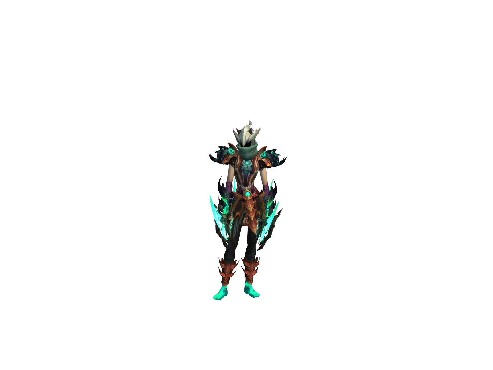 Dévoria 3D character render