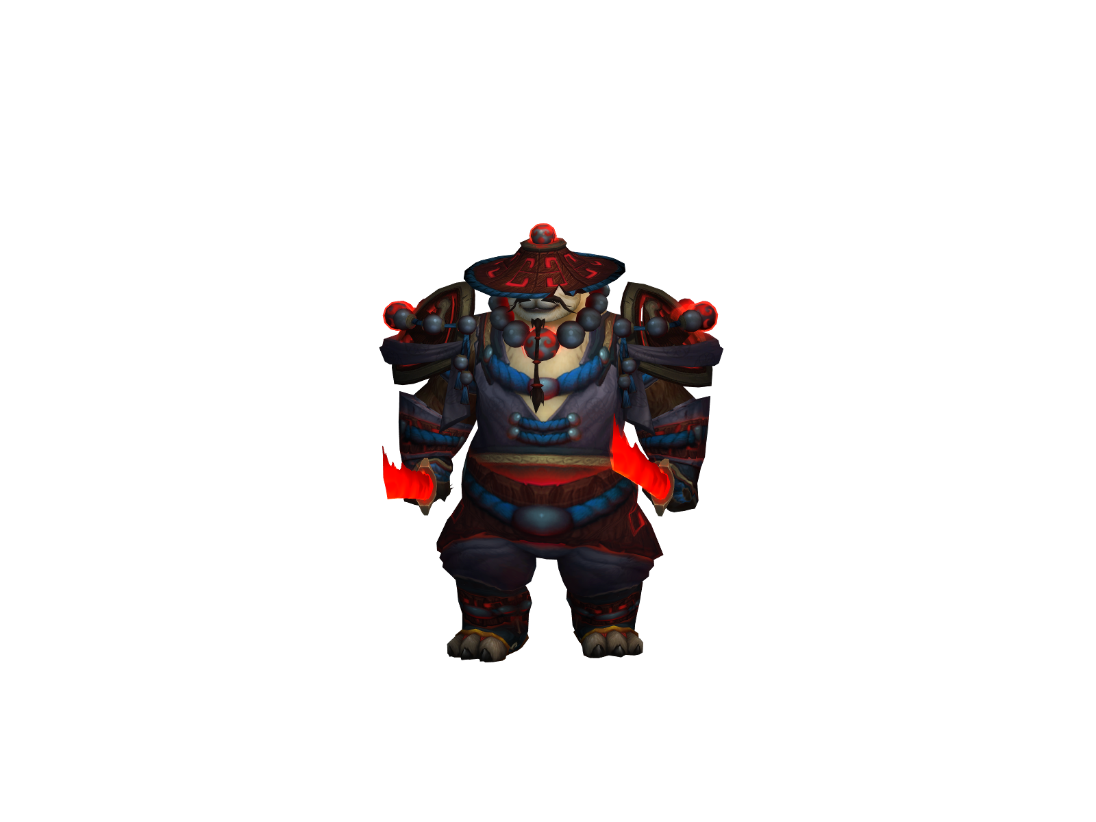 Gitchin 3D character render