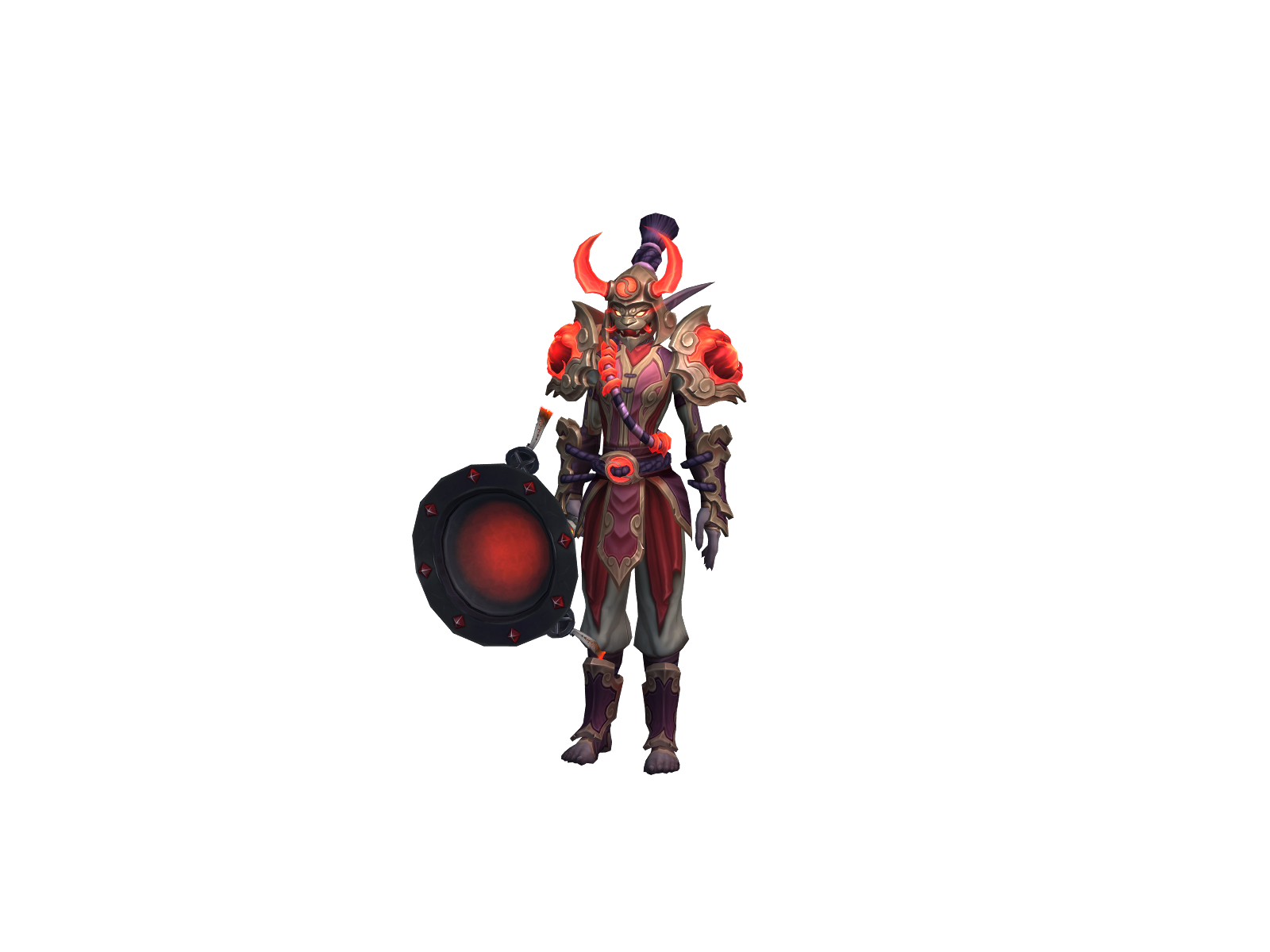 Chihappens 3D character render