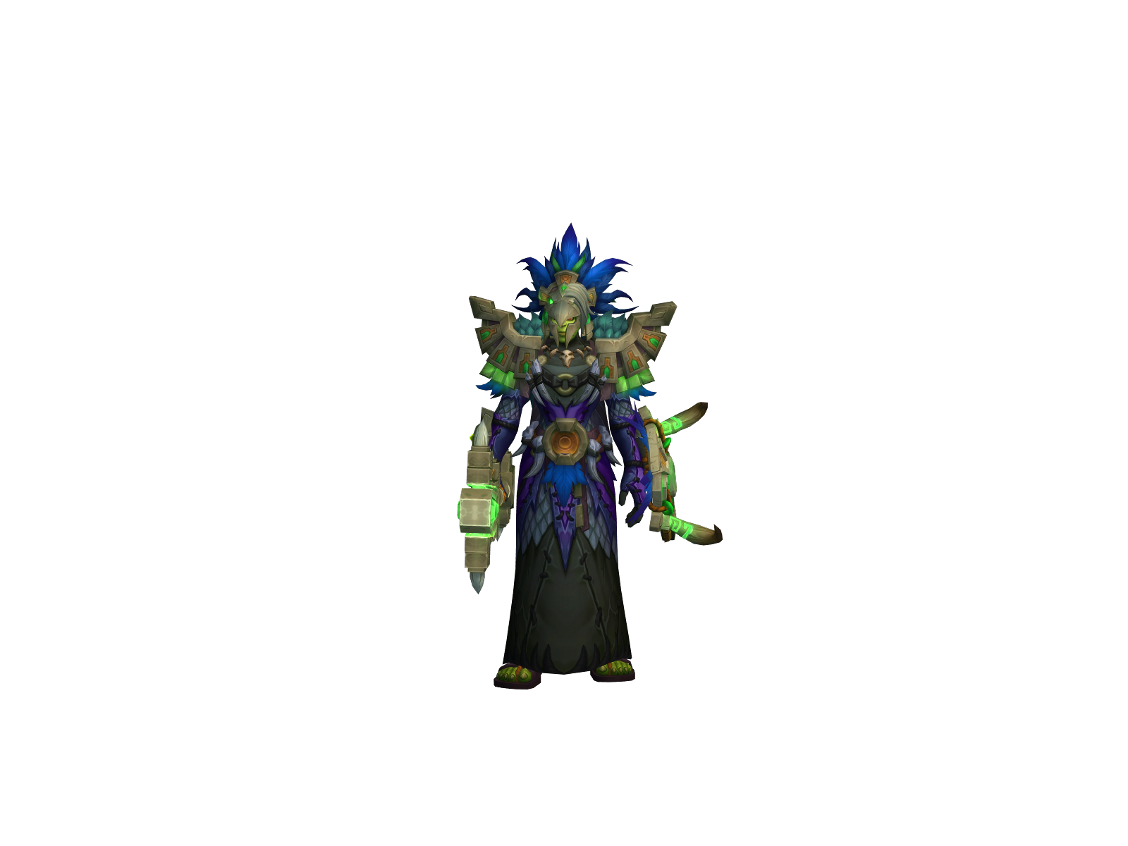 Hexewar 3D character render