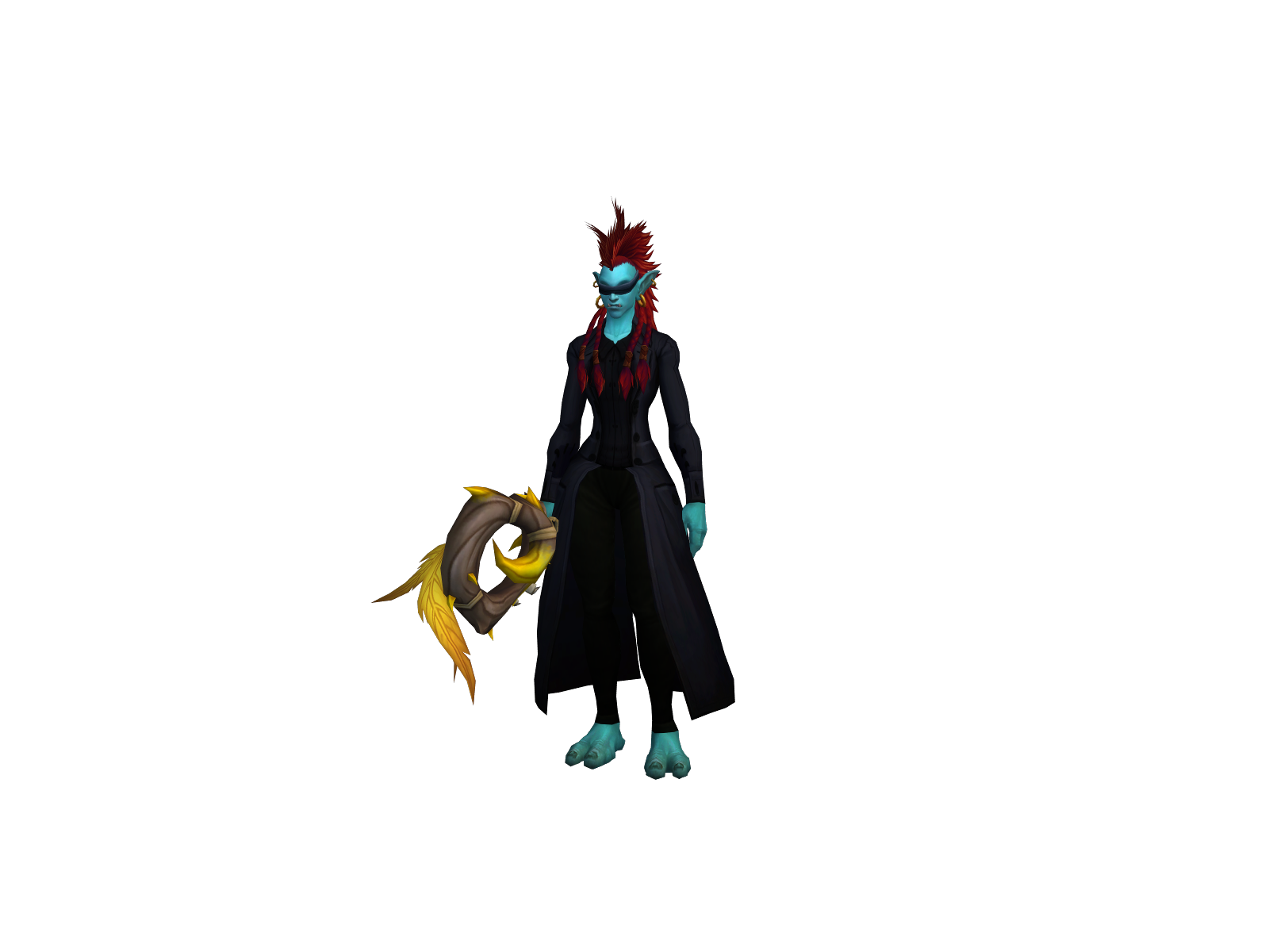 Prue 3D character render