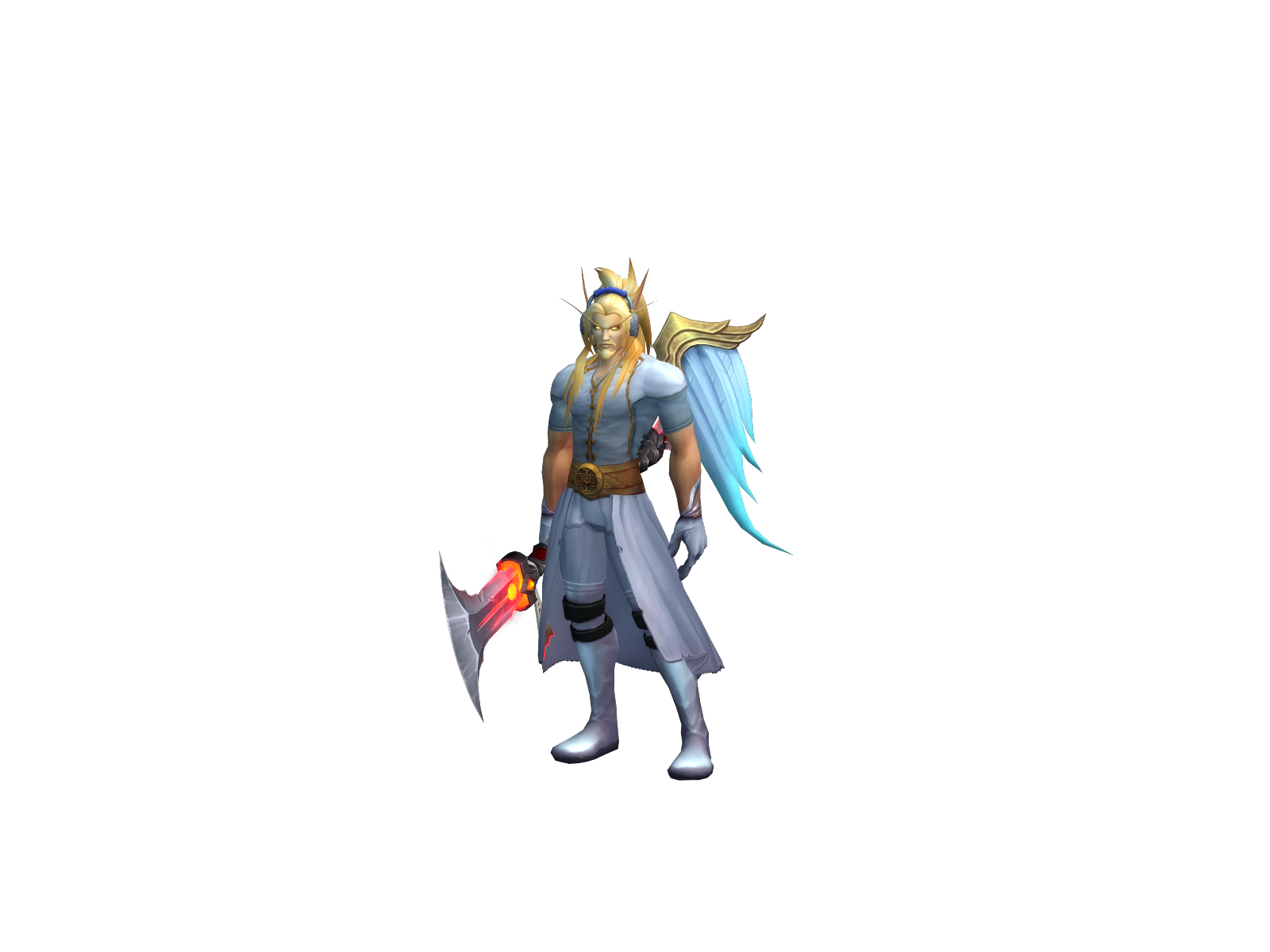 Raphaele 3D character render