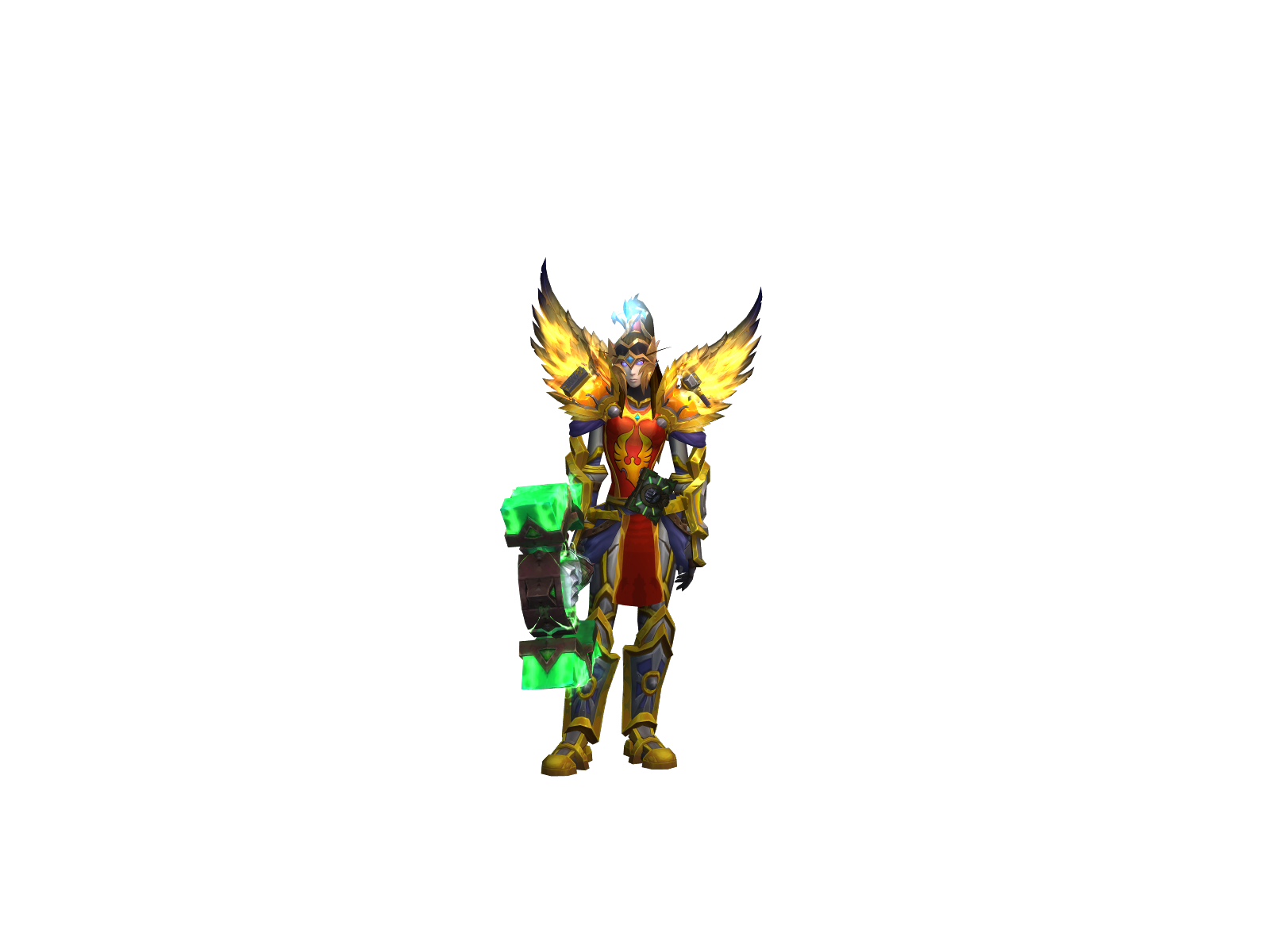 Elietal 3D character render