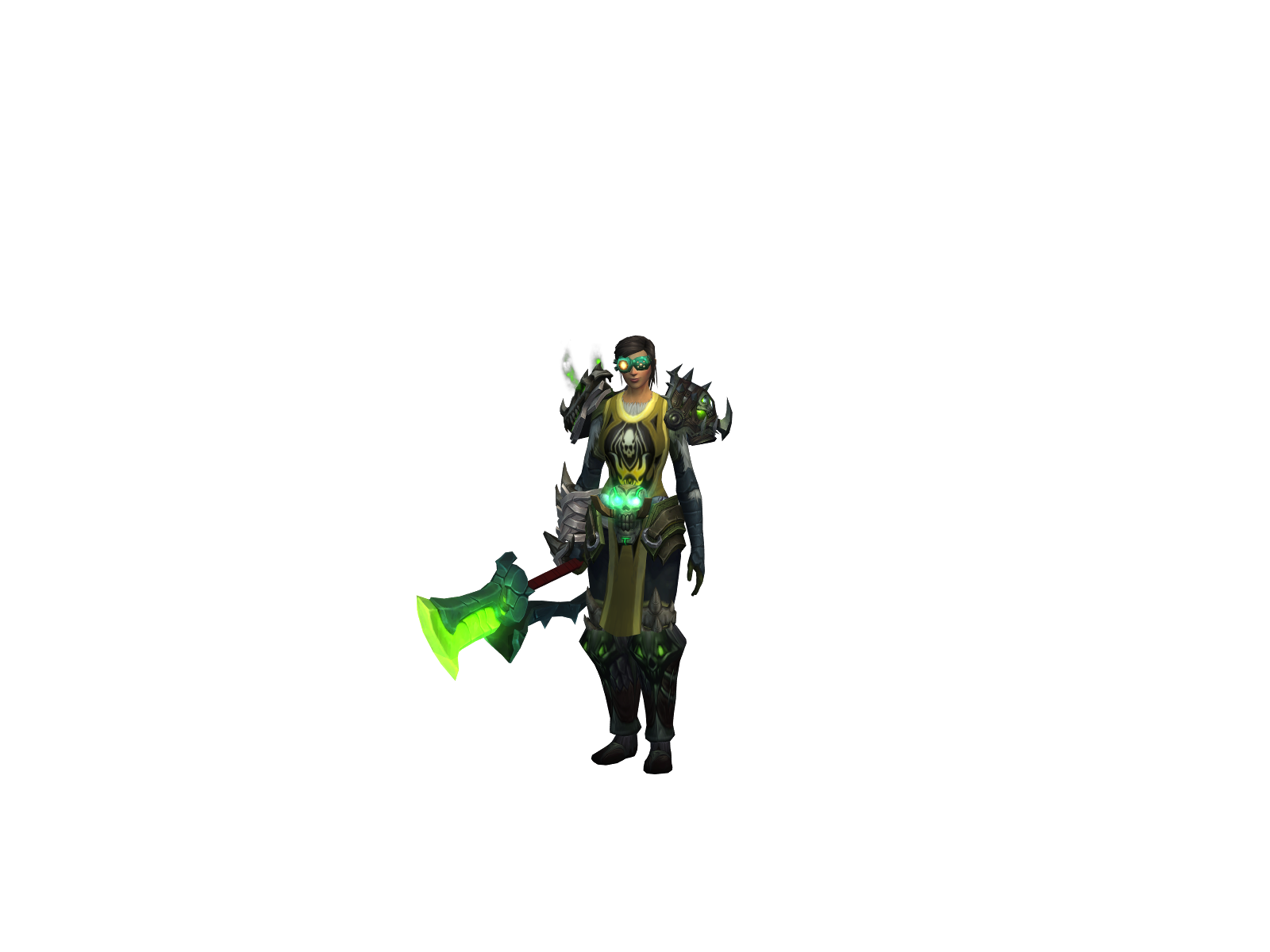 Uncleracist 3D character render