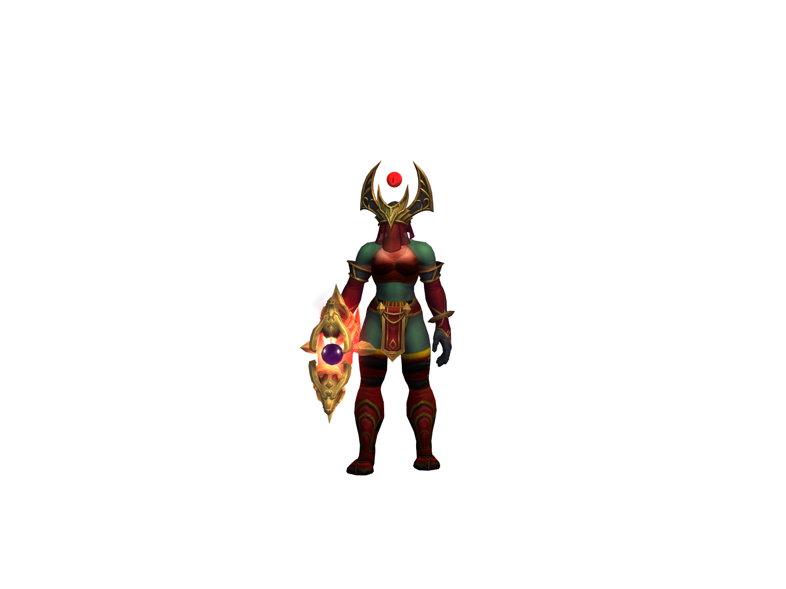 Thrn 3D character render