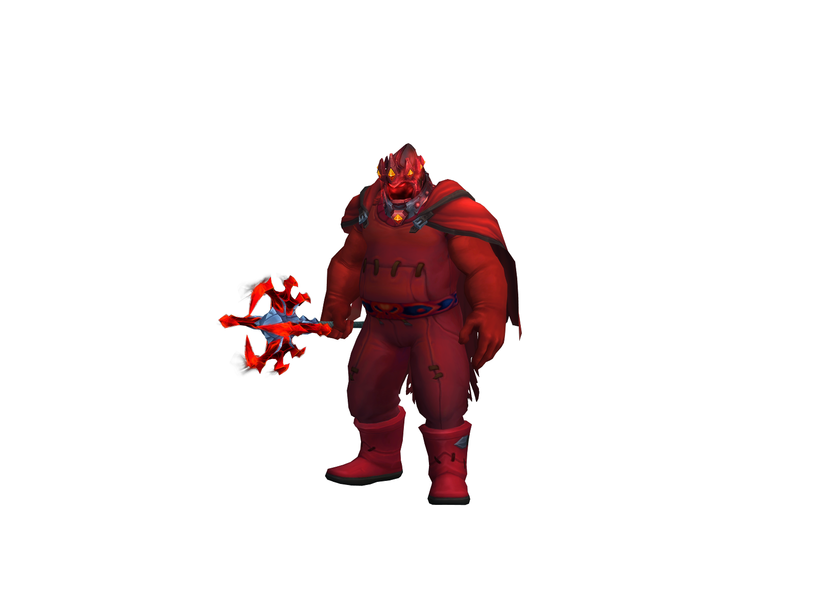 Porkanstein 3D character render