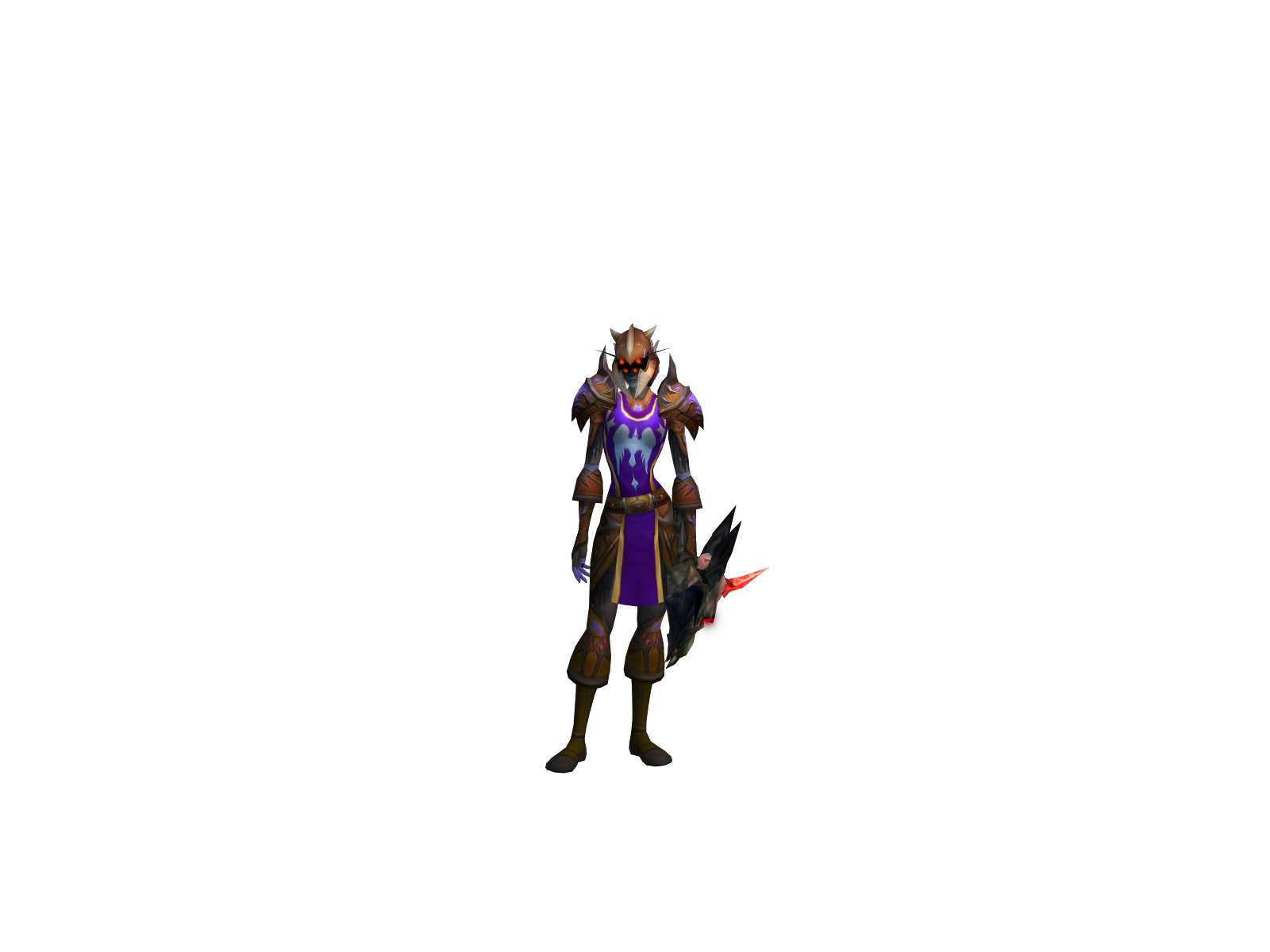 Bigchee 3D character render