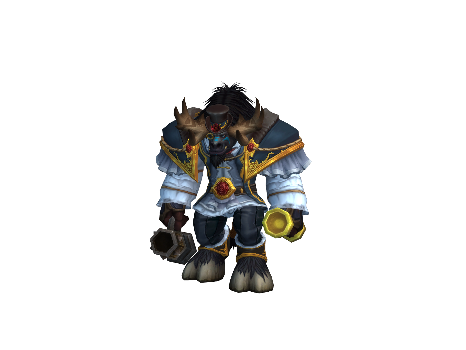 Tuftey 3D character render