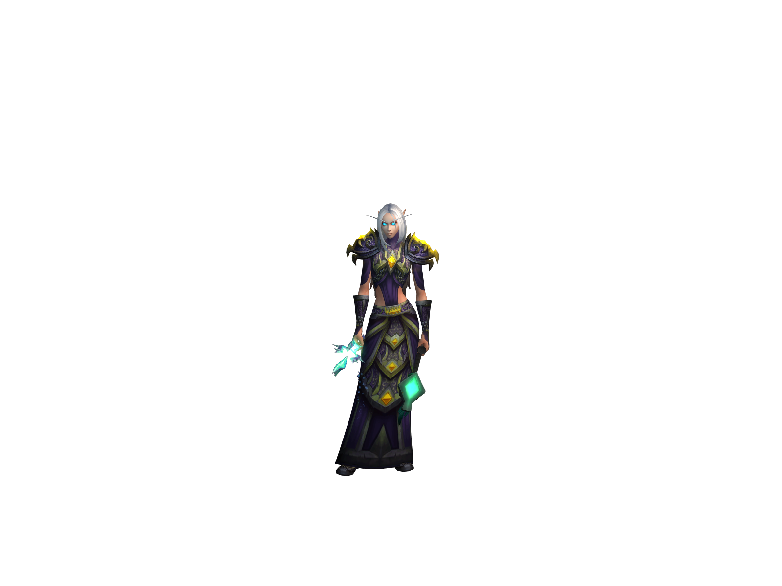 Numbriel 3D character render