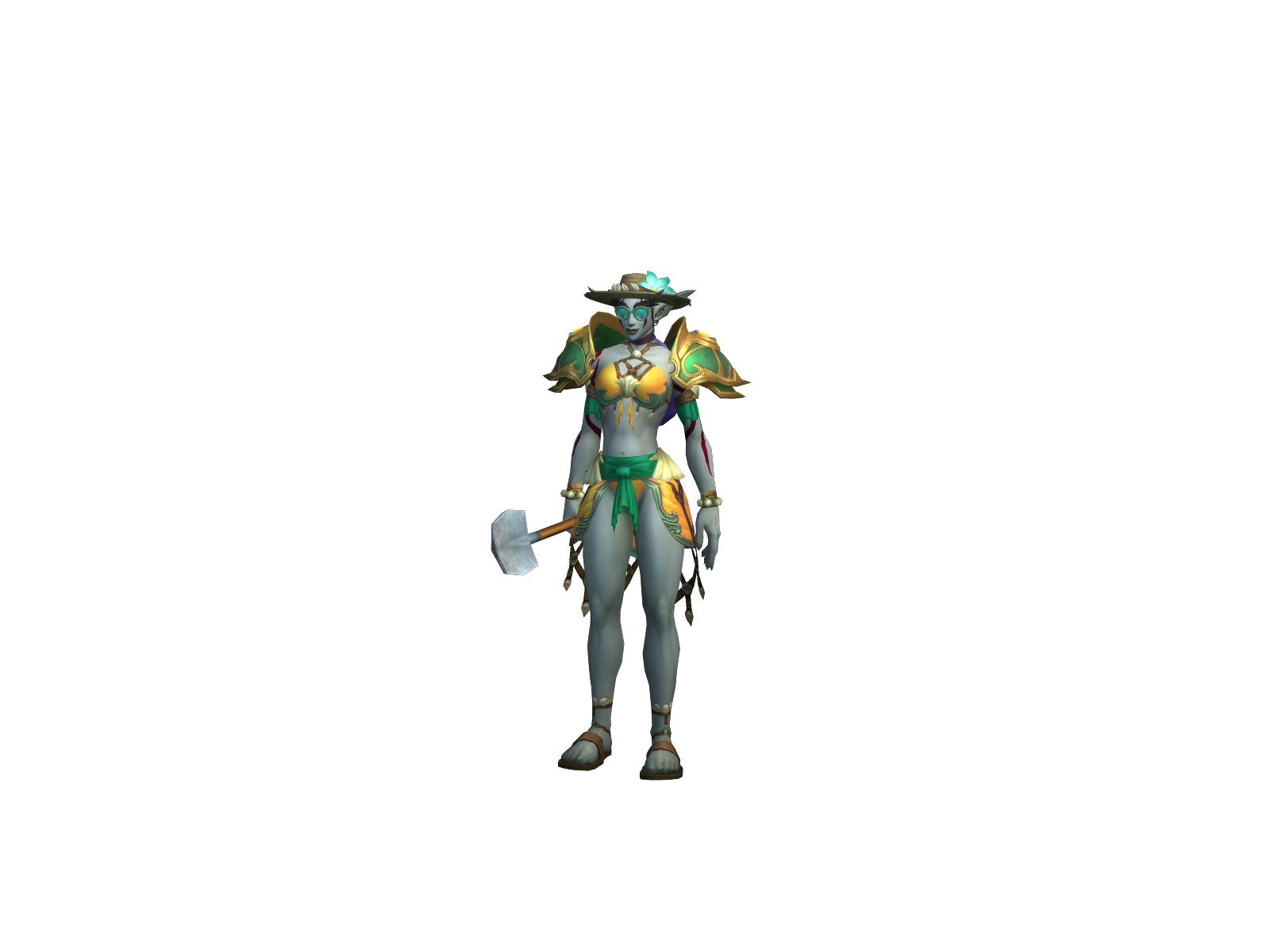 Rzzh 3D character render