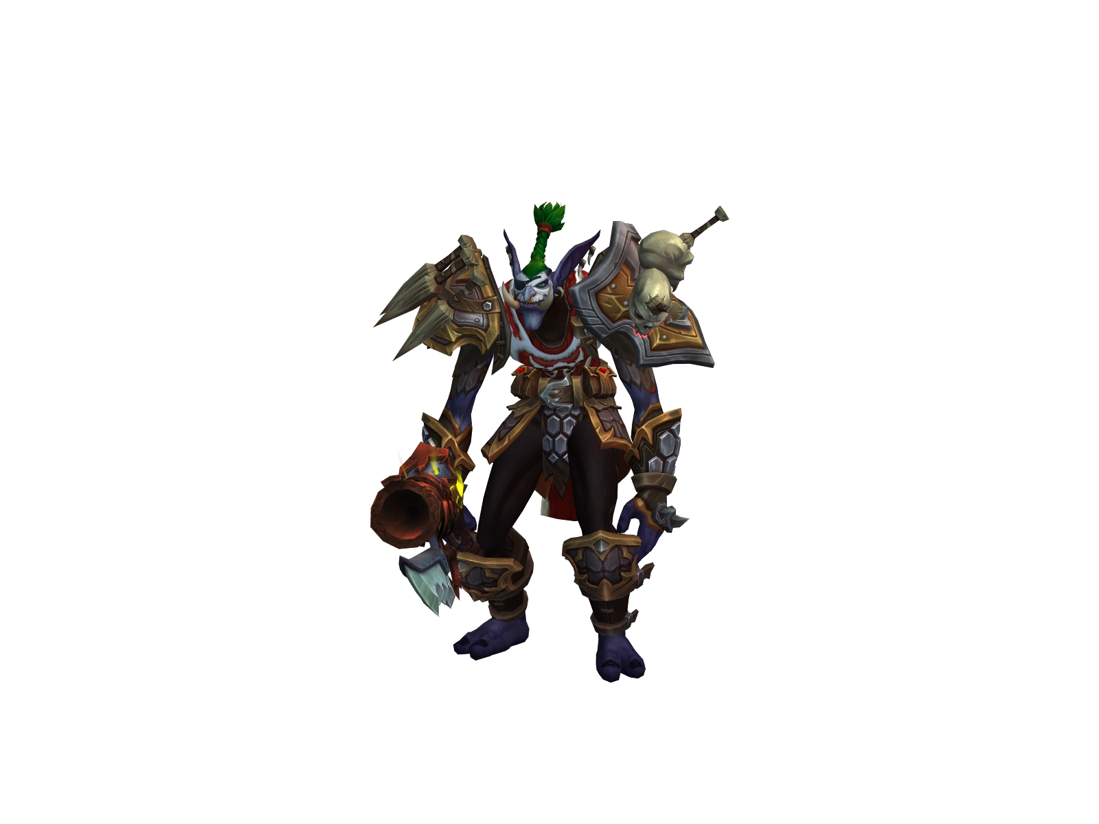 Naturezeus 3D character render