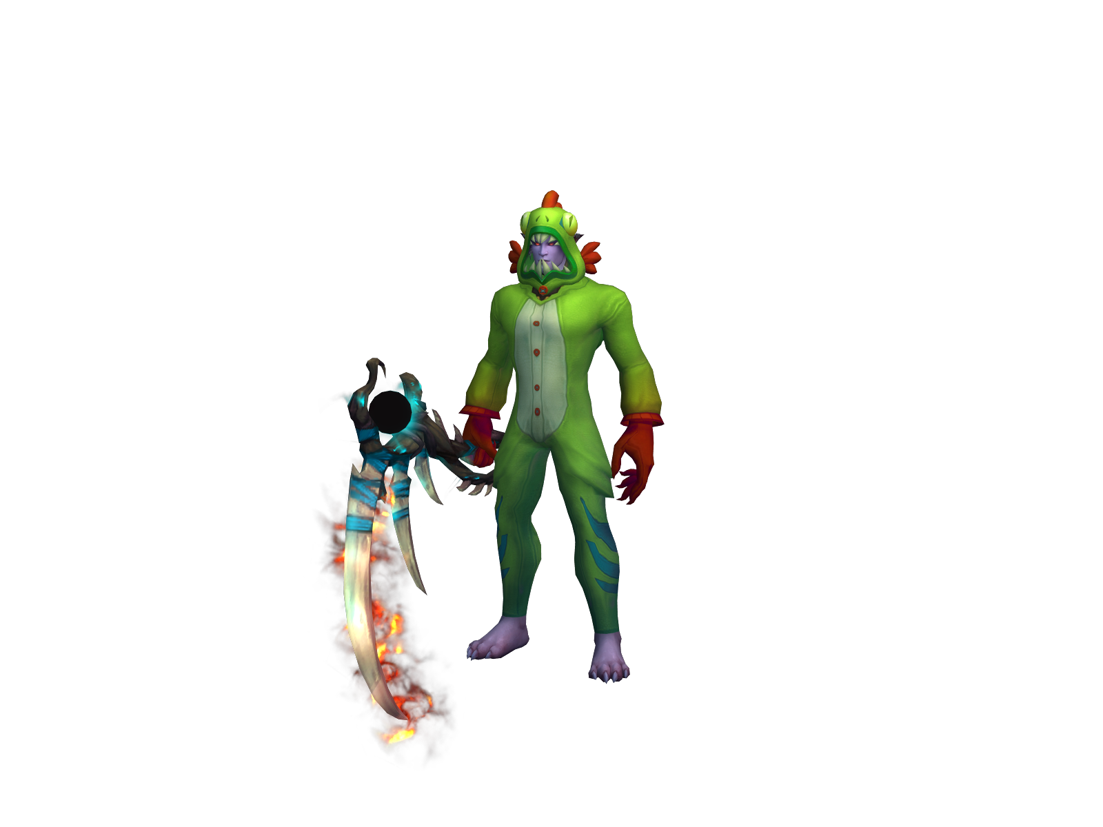 Gilrain 3D character render