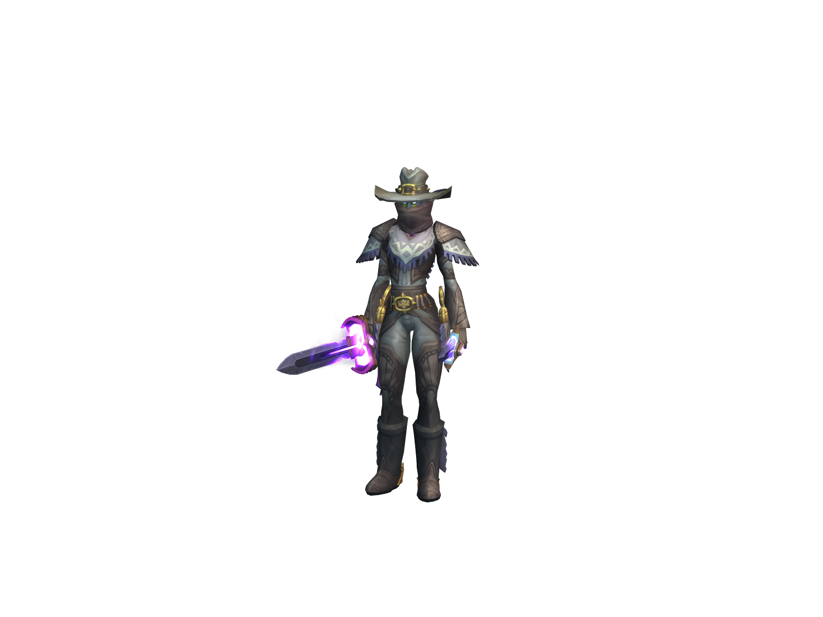 Vøeunøïre 3D character render