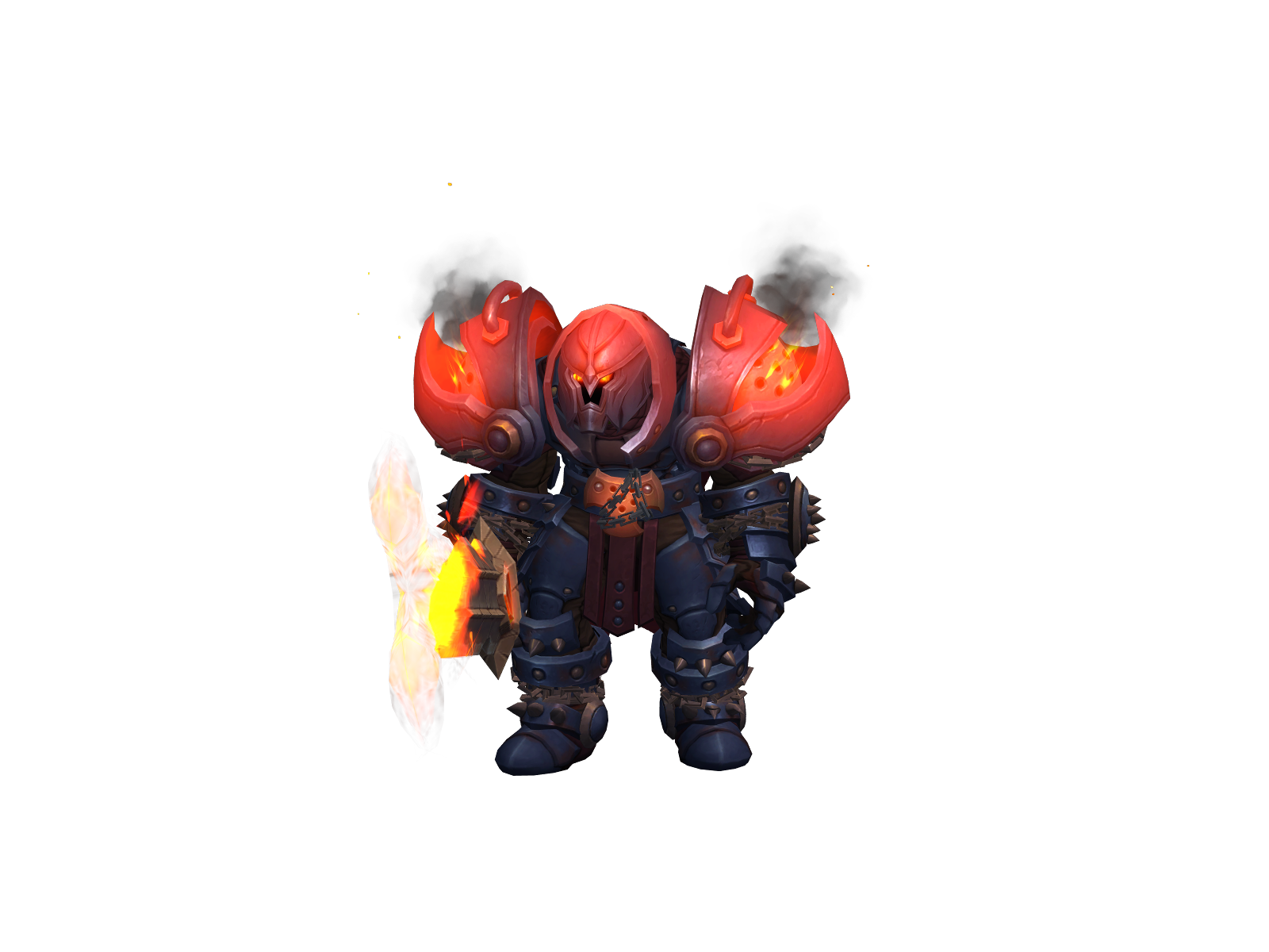 Blackaderias 3D character render