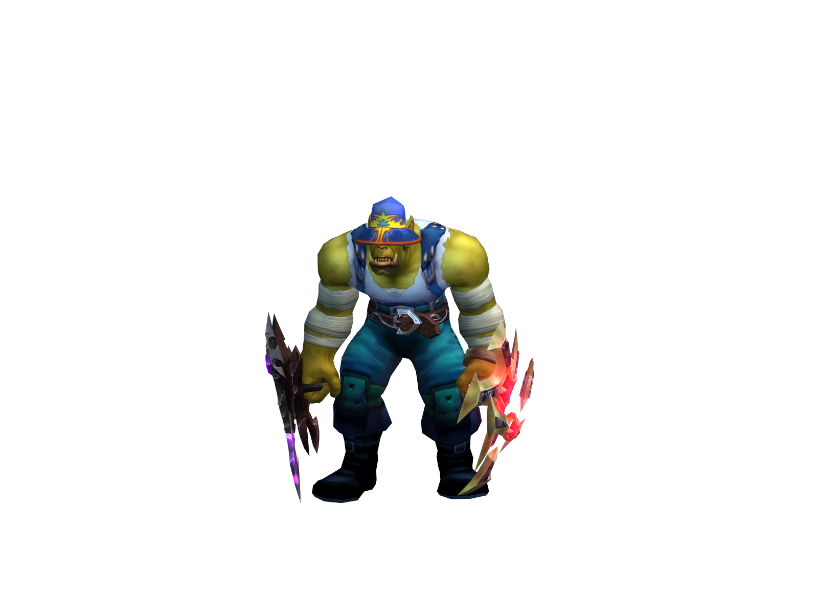 Crusb 3D character render
