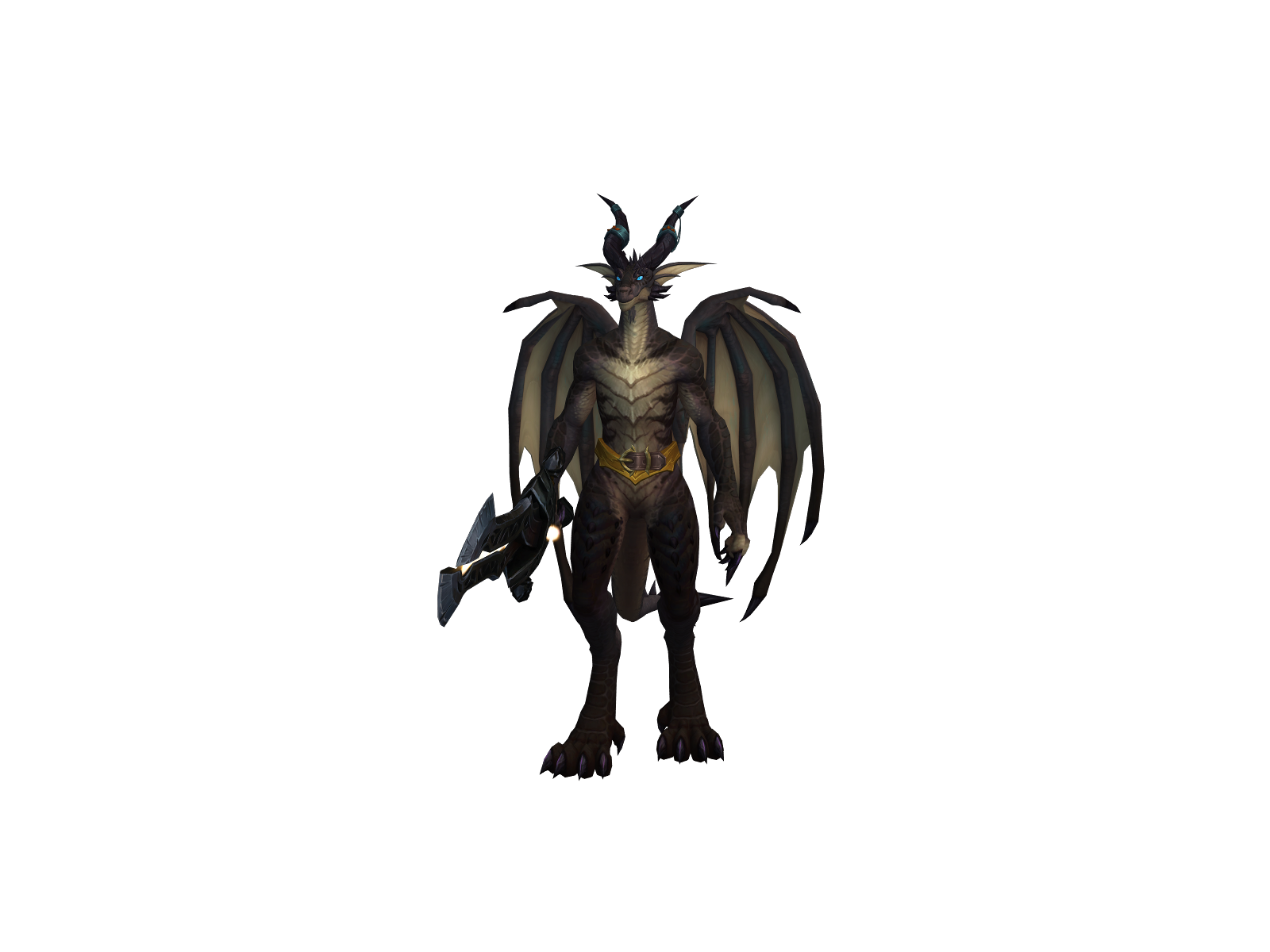 Dracathy 3D character render